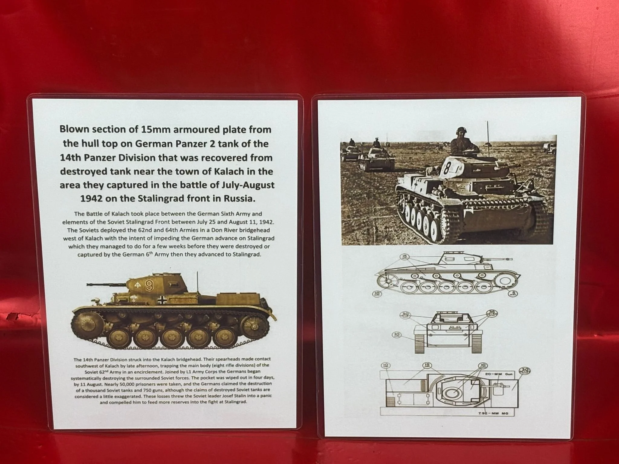 Relics from the Front | Very large section of 15mm armoured plate from ...