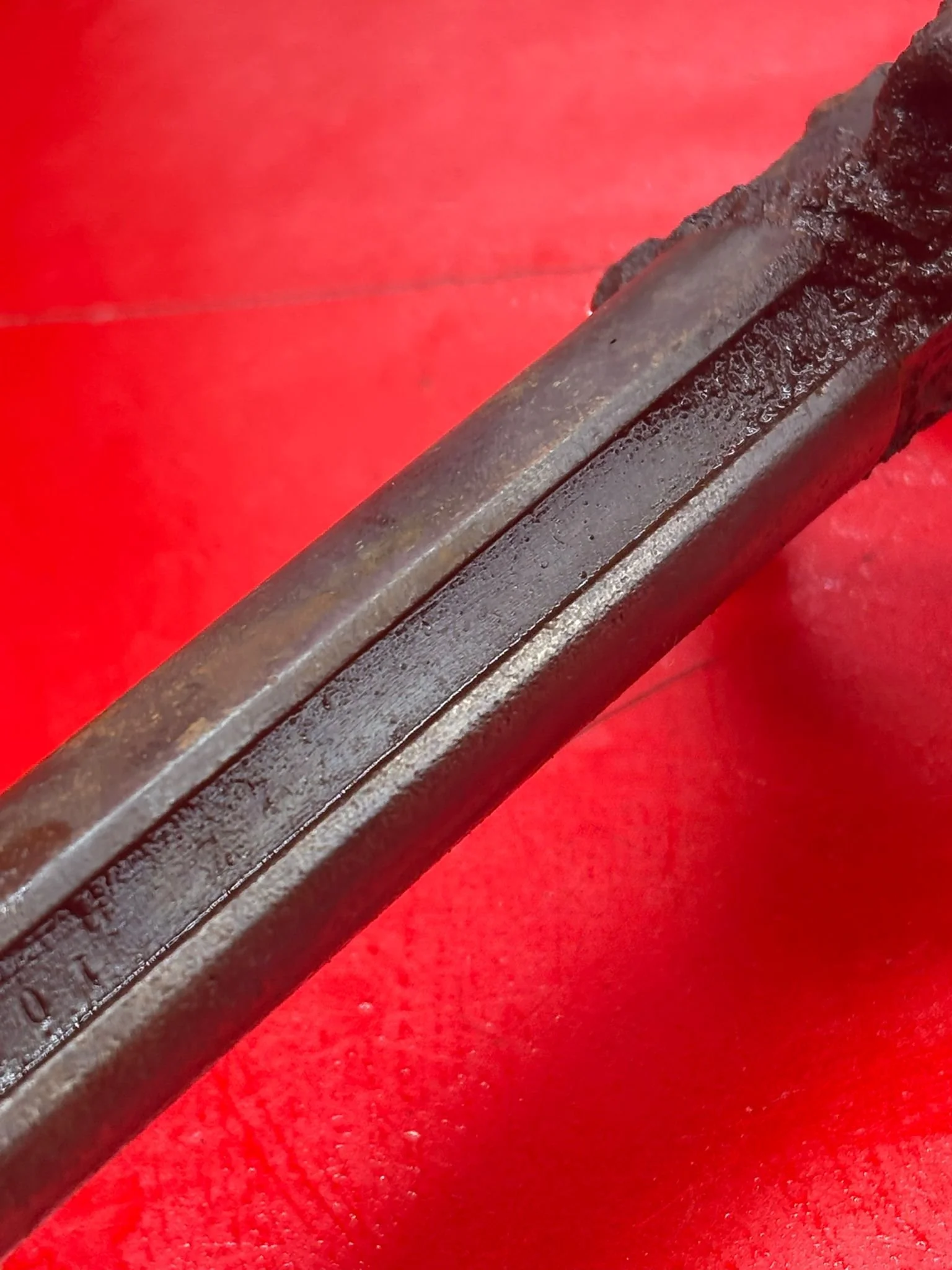 Relics from the Front | French Lebel model 1886 rifle bayonet quill ...