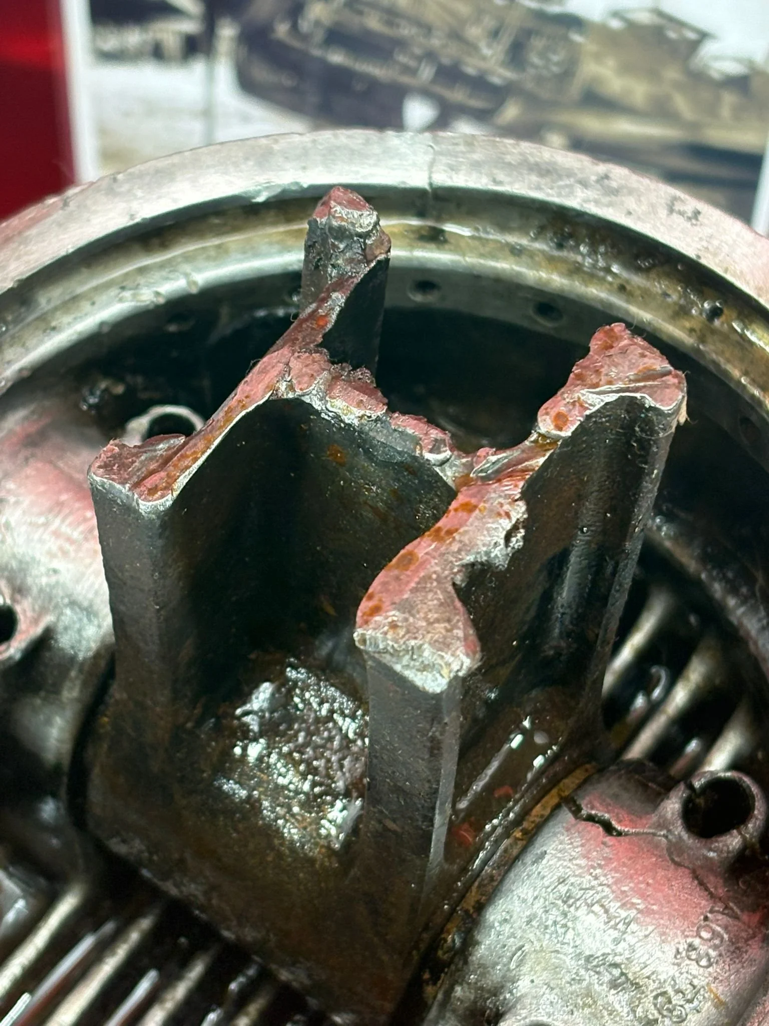 Relics from the Front | Fantastic condition engine piston and sleeve ...