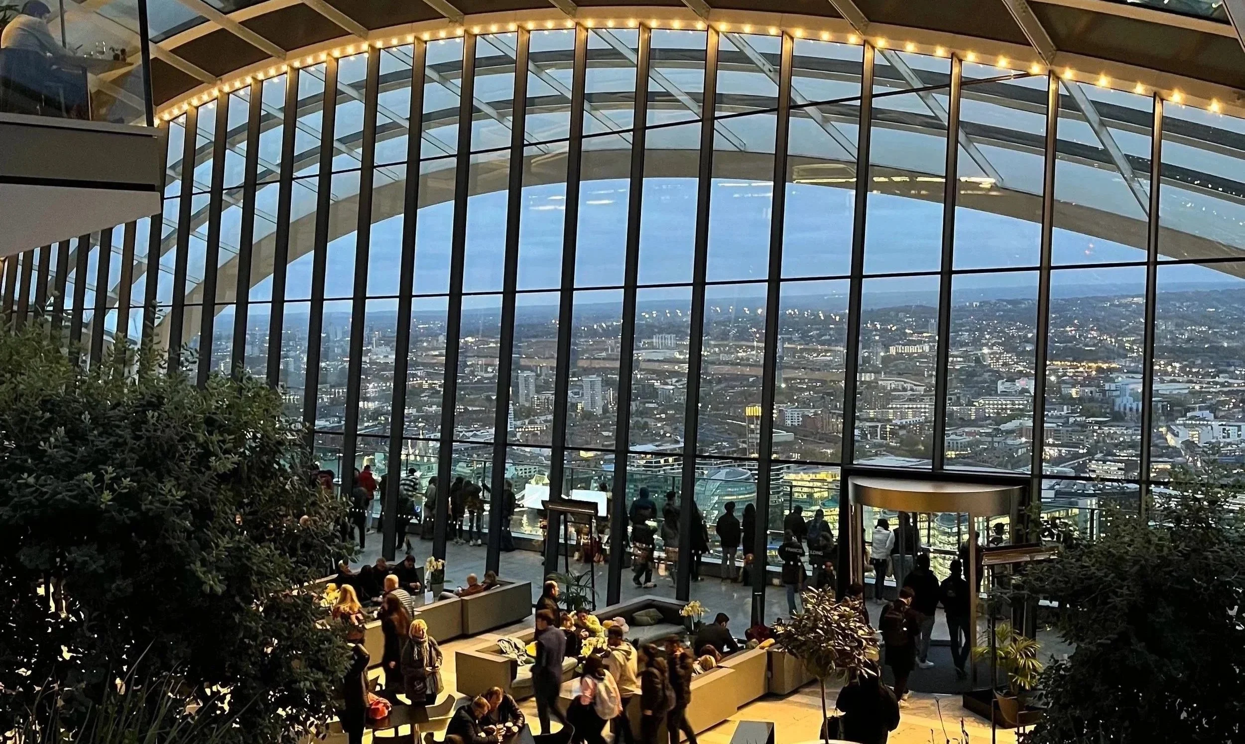 sky garden itinerario 7 giorni londra