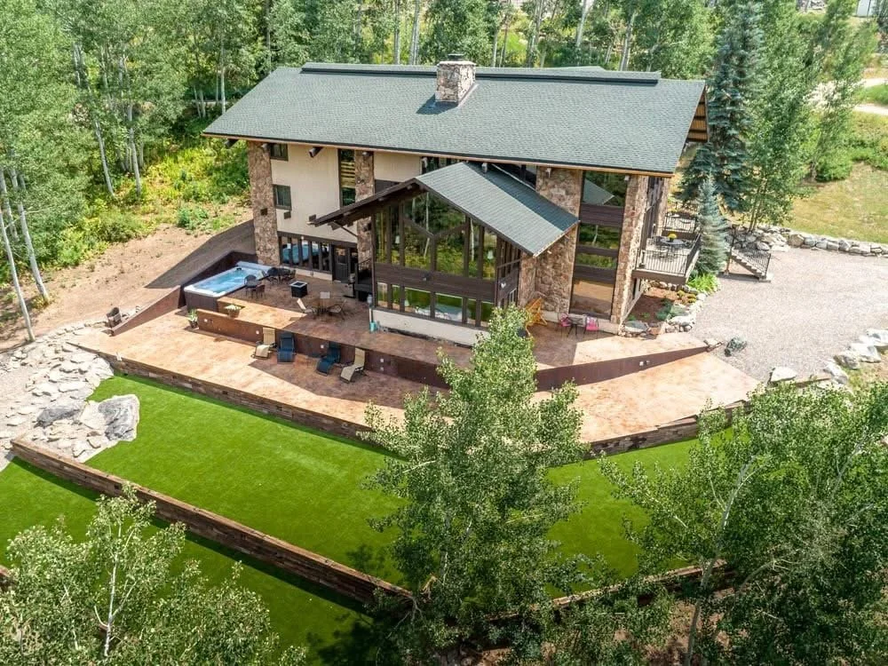 Custom built retaining wall built by Almost Perfect Property