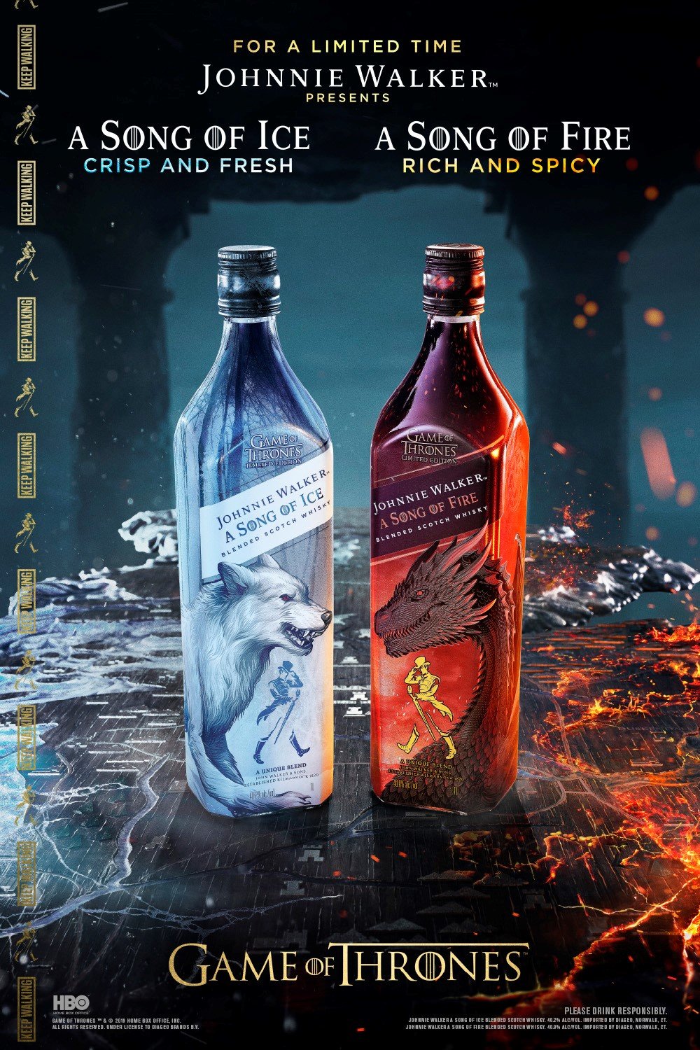 A Song of Ice and Fire, Key-Art Payoff