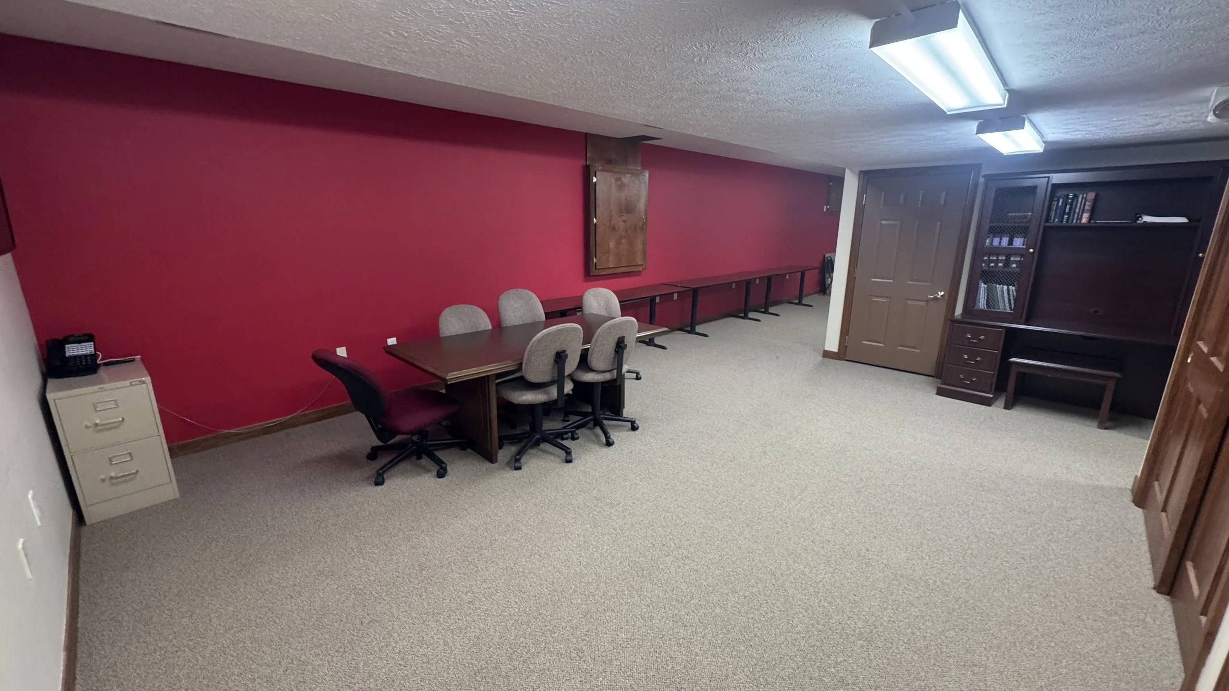 Before Photo - Conference area before remodel