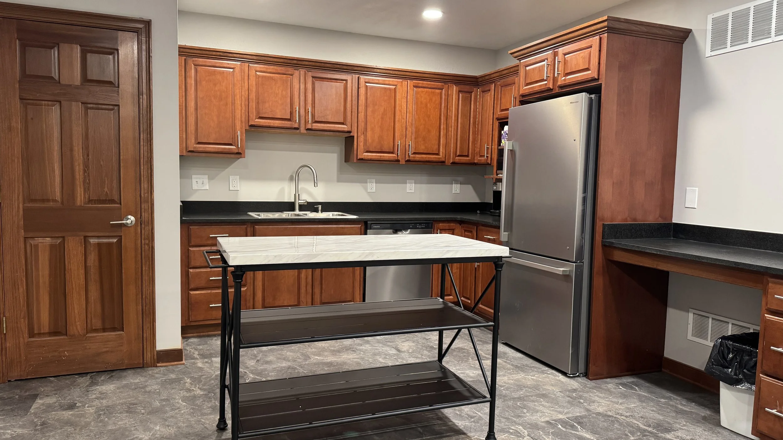 After Photo - Stow basement remodel kitchen finished