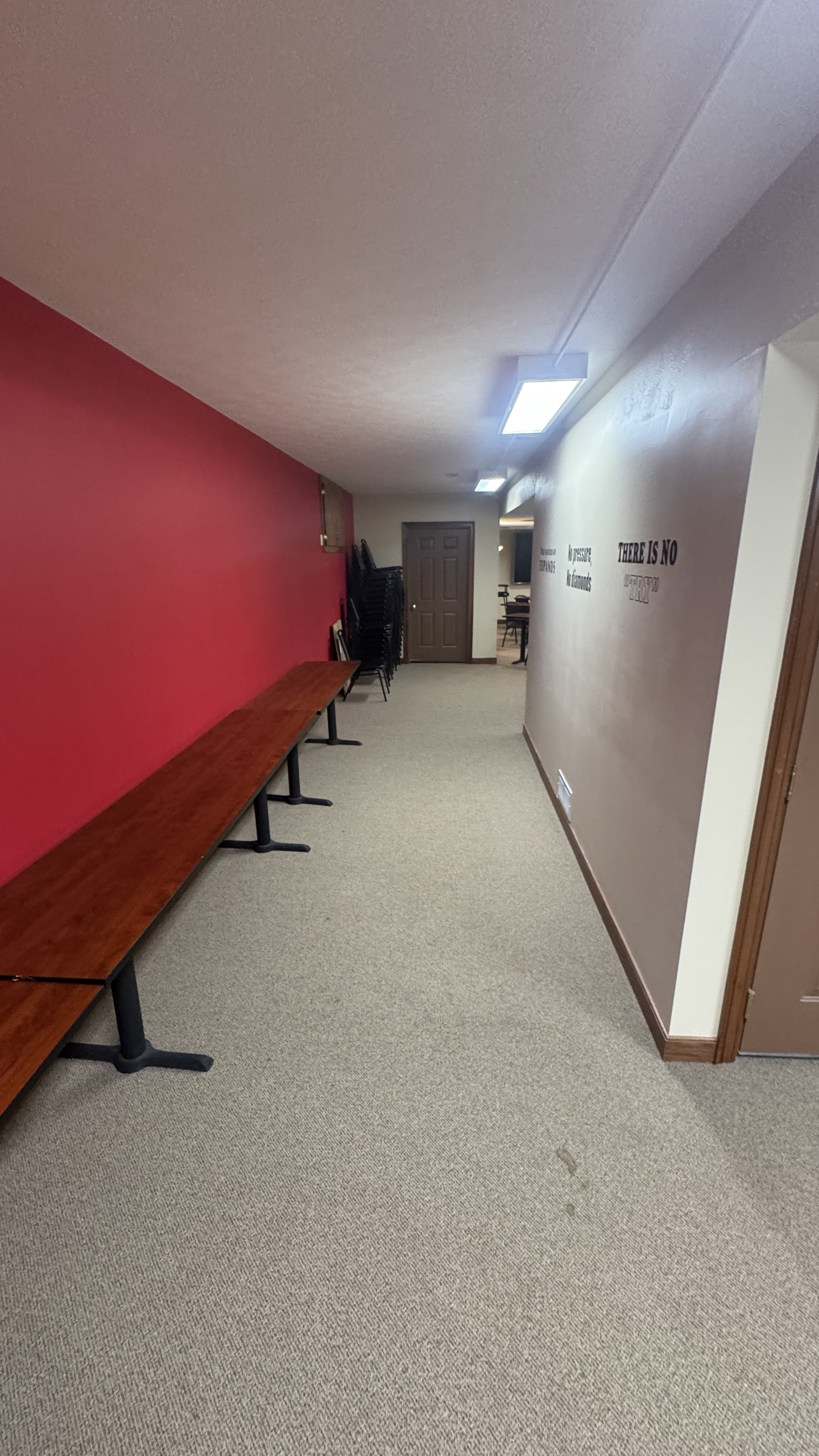 Before Photo - Hallway before remodel