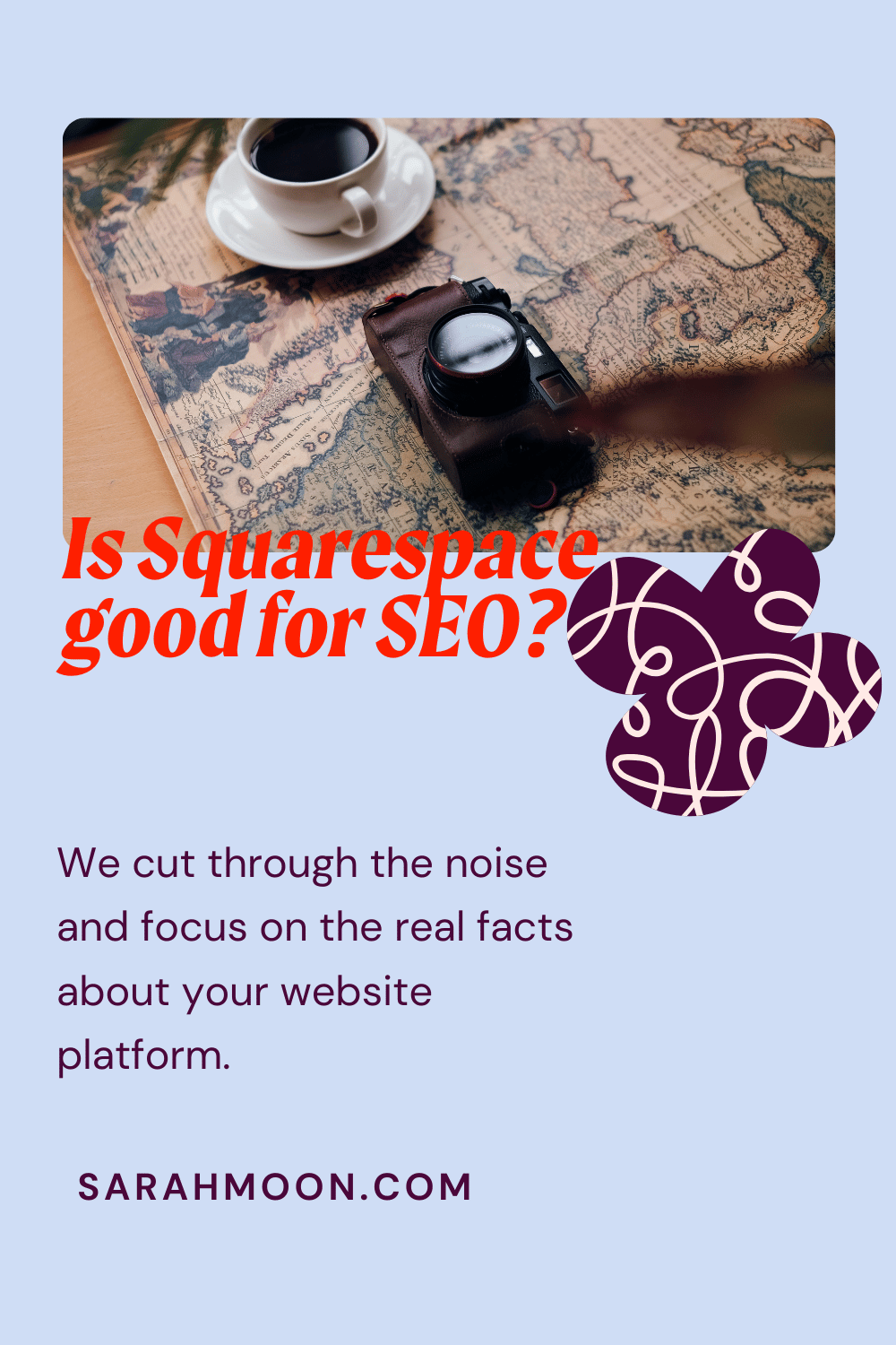 Graphic reads "SEO Tips Is Squarespace Good for SEO? 2025 Update)