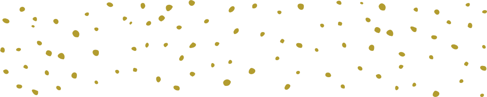 Gold confetti scattered creating a festive appearance.