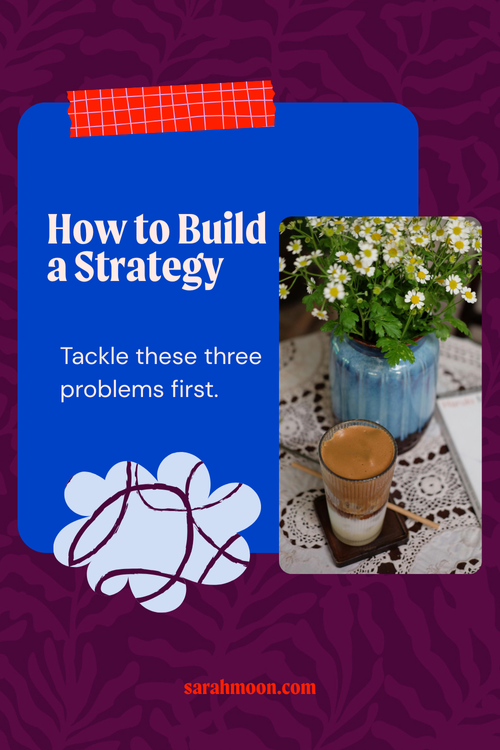 How to Build a Strategy: Tackle These Three Challenges First - Sarah ...