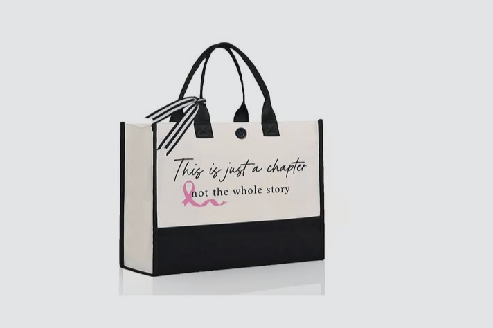 Breast Cancer Gifts for Women, Large Capacity Tote Bag, Breast Cancer Awareness Accessories, Pink Ribbon Design, Chemo Care Package, Practical Cancer Comfort Gifts for Patients