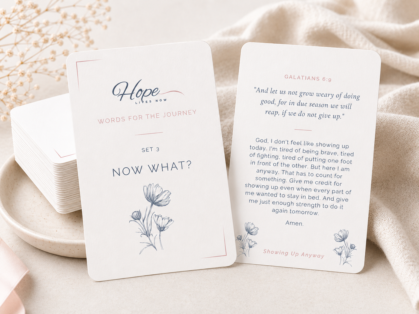 Words for the Journey — Now What? (Set 3, 8 cards)