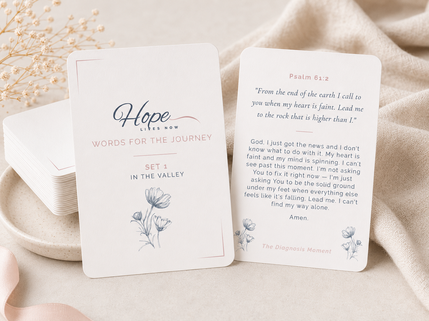 Words for the Journey — In the Valley (Set 1, 8 cards)