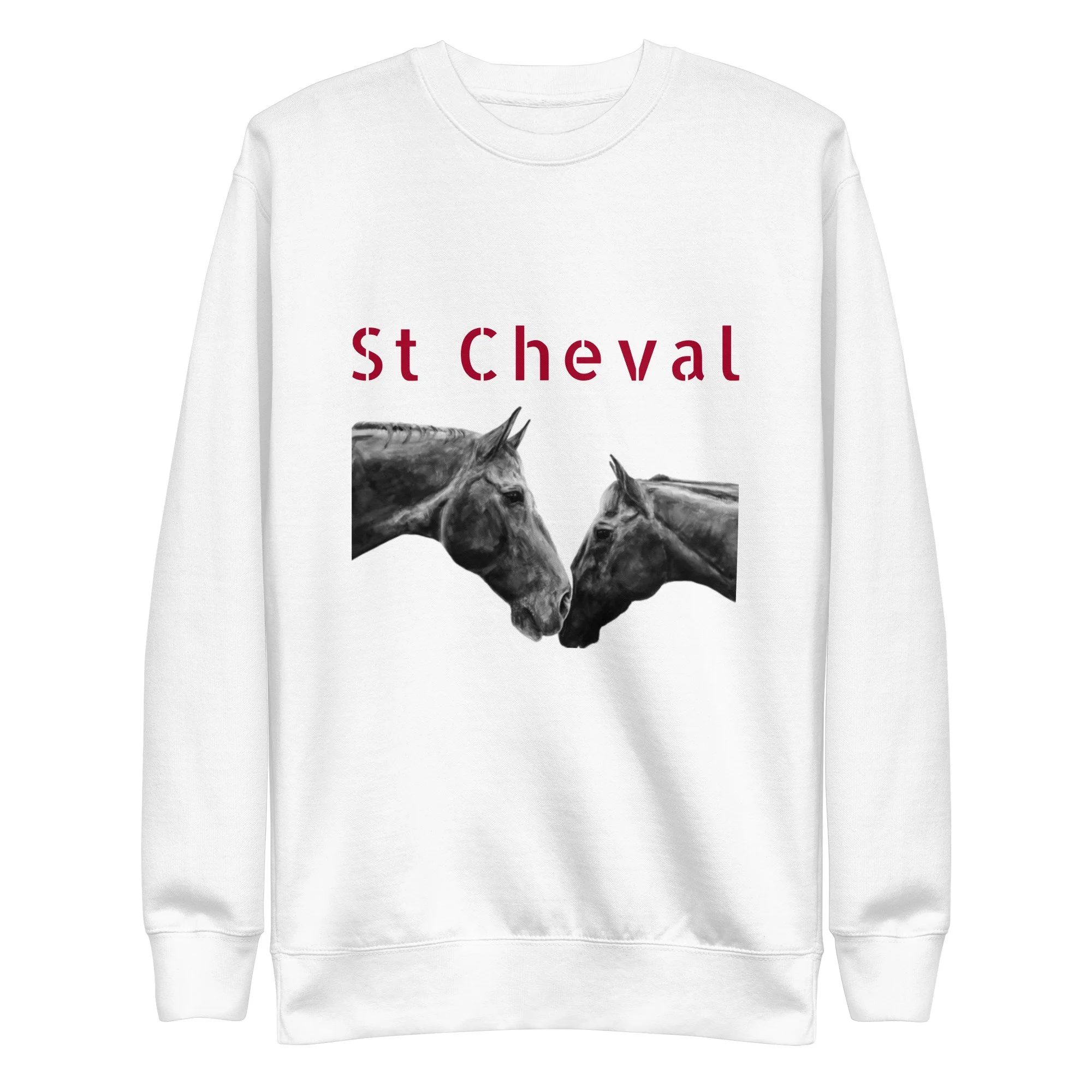 St Cheval “Kindred” Crewneck in Coconut