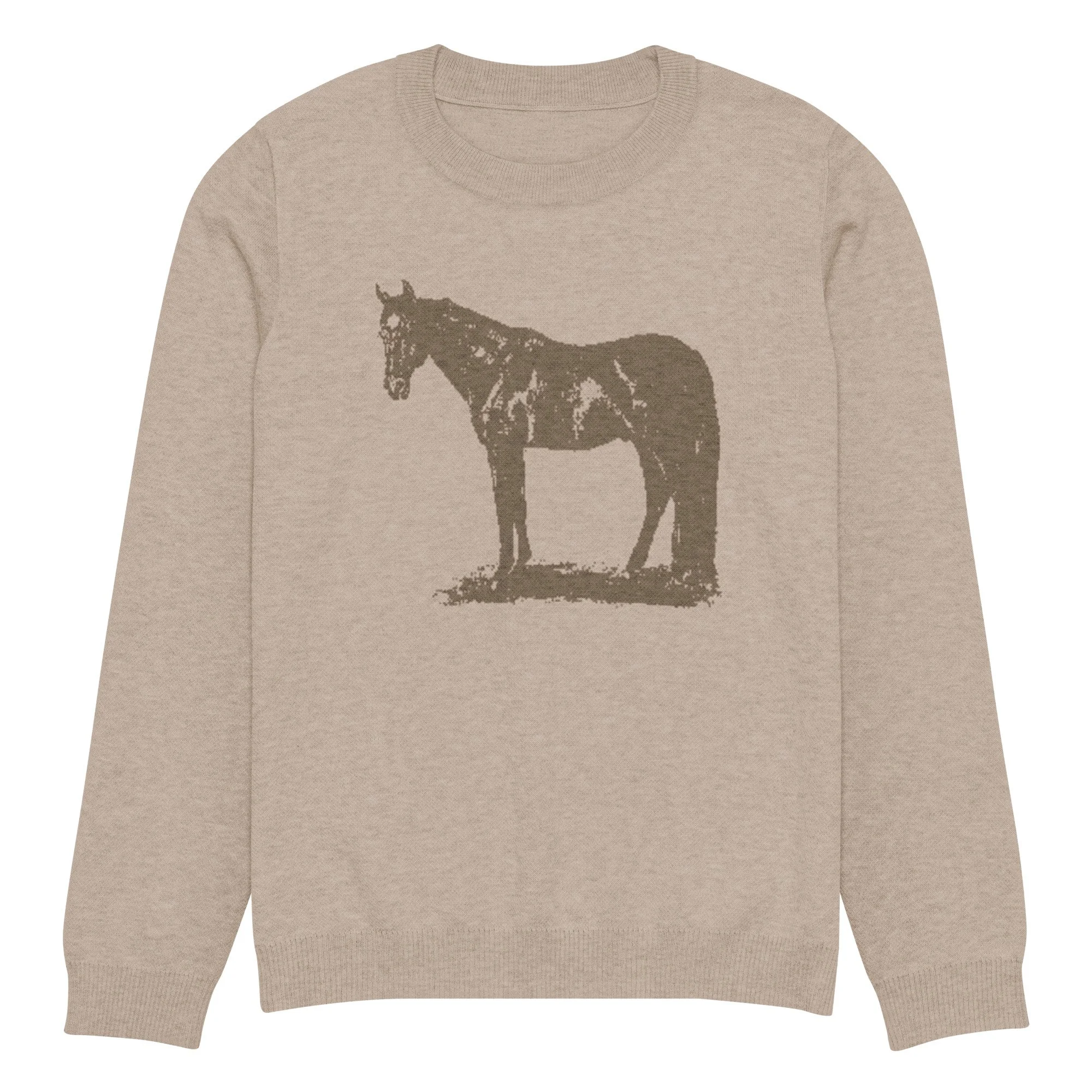 Cheval Knitted Crewneck Sweater in Oat