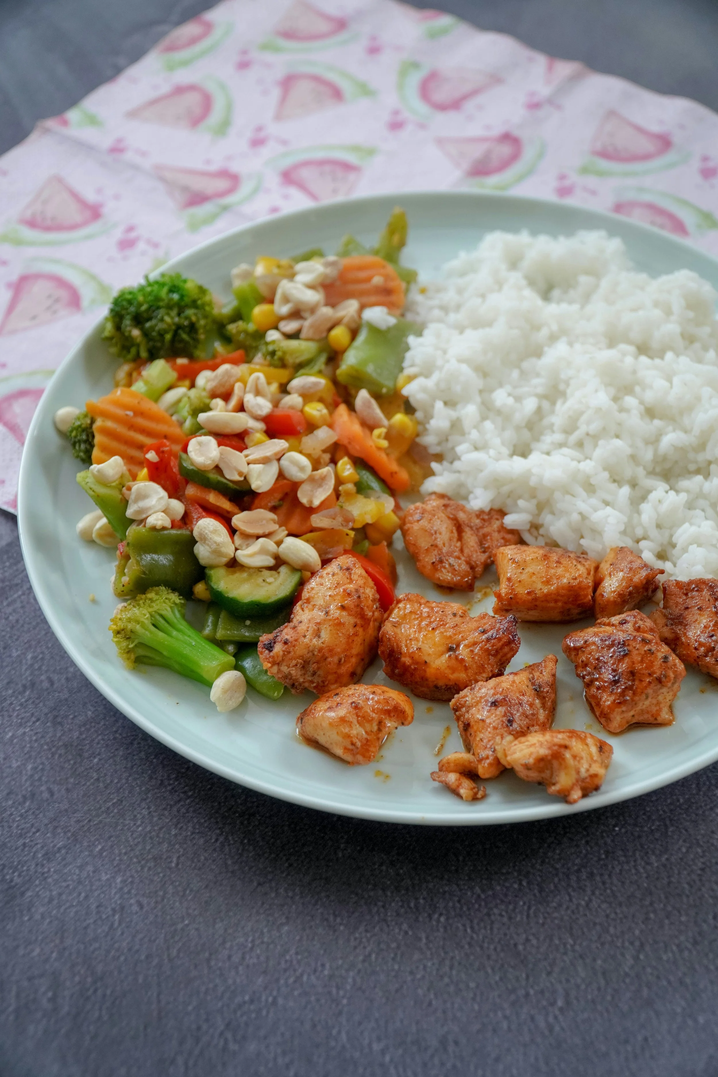 Simple Low-Histamine Chicken &amp; Rice Bowl