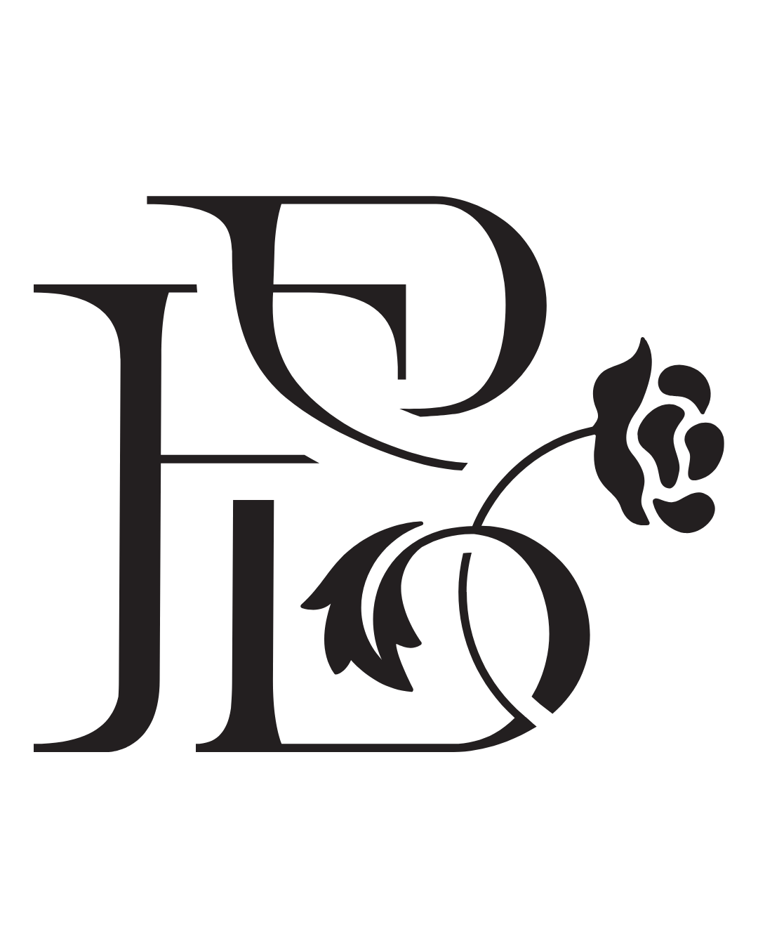 Feather & Bloom logo monogram
