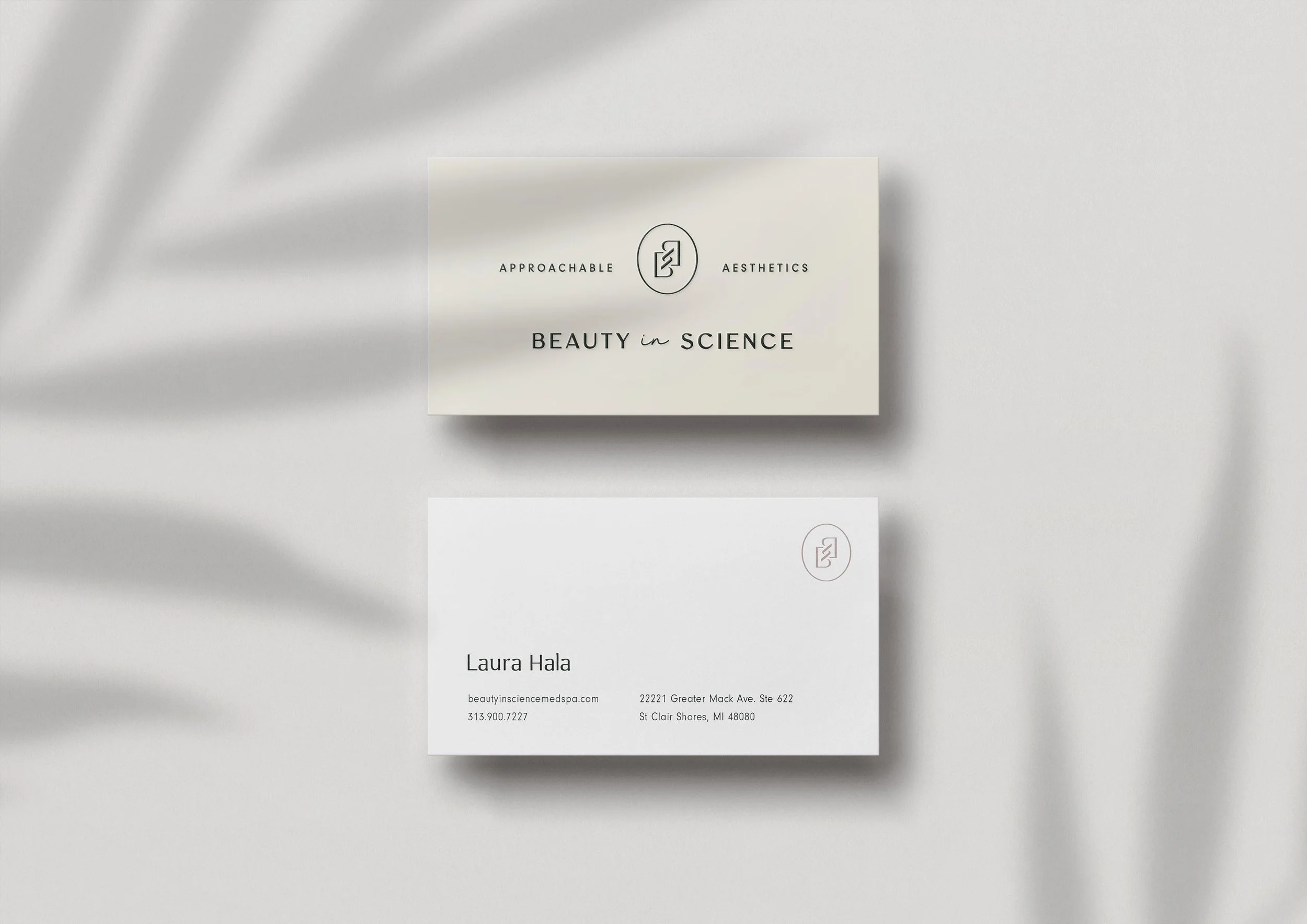 Beauty in Science business cards