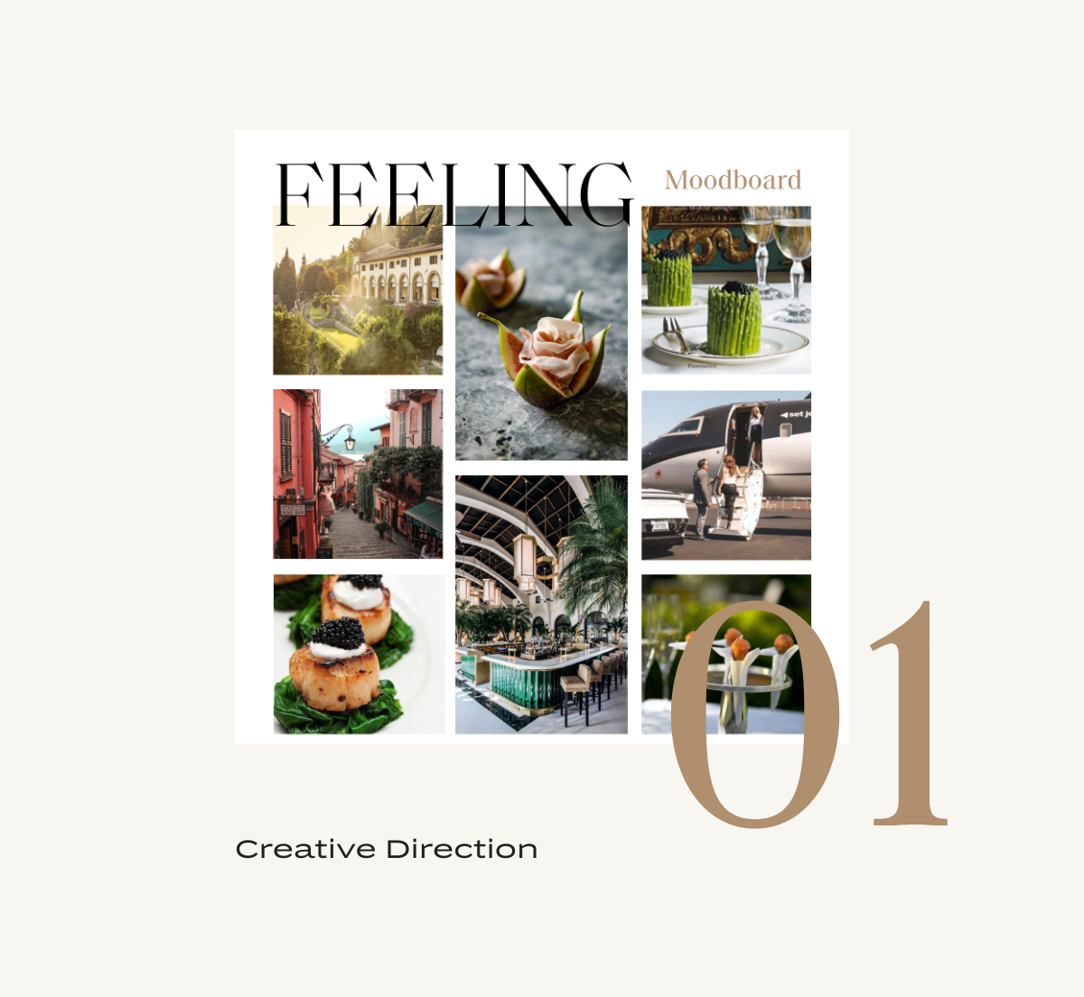 catering branding moodboard