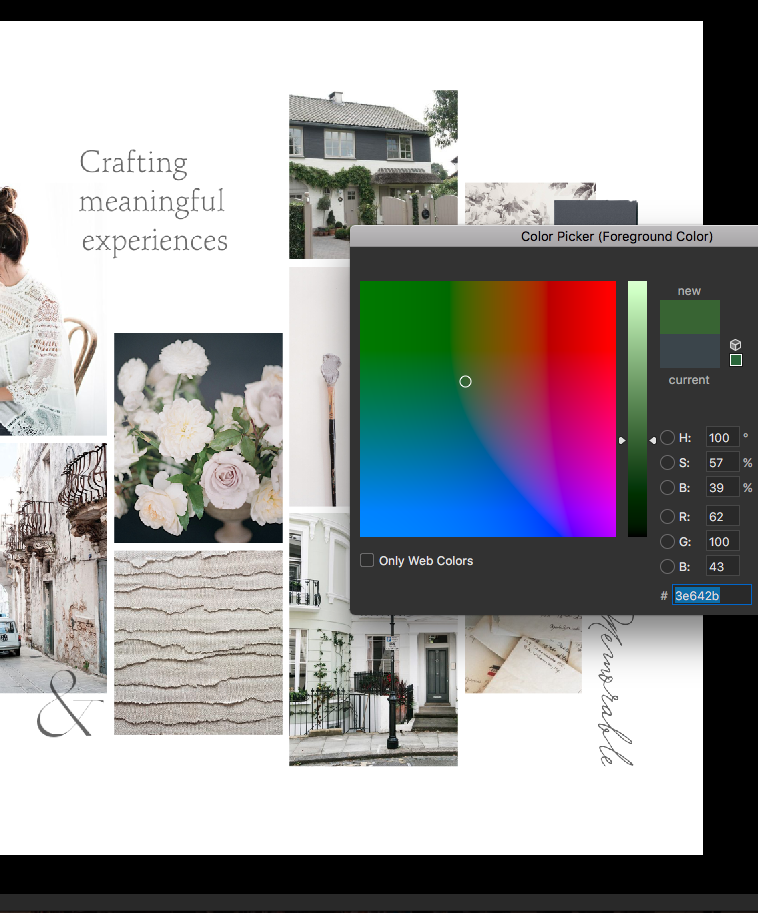 color picker tool in Photoshop