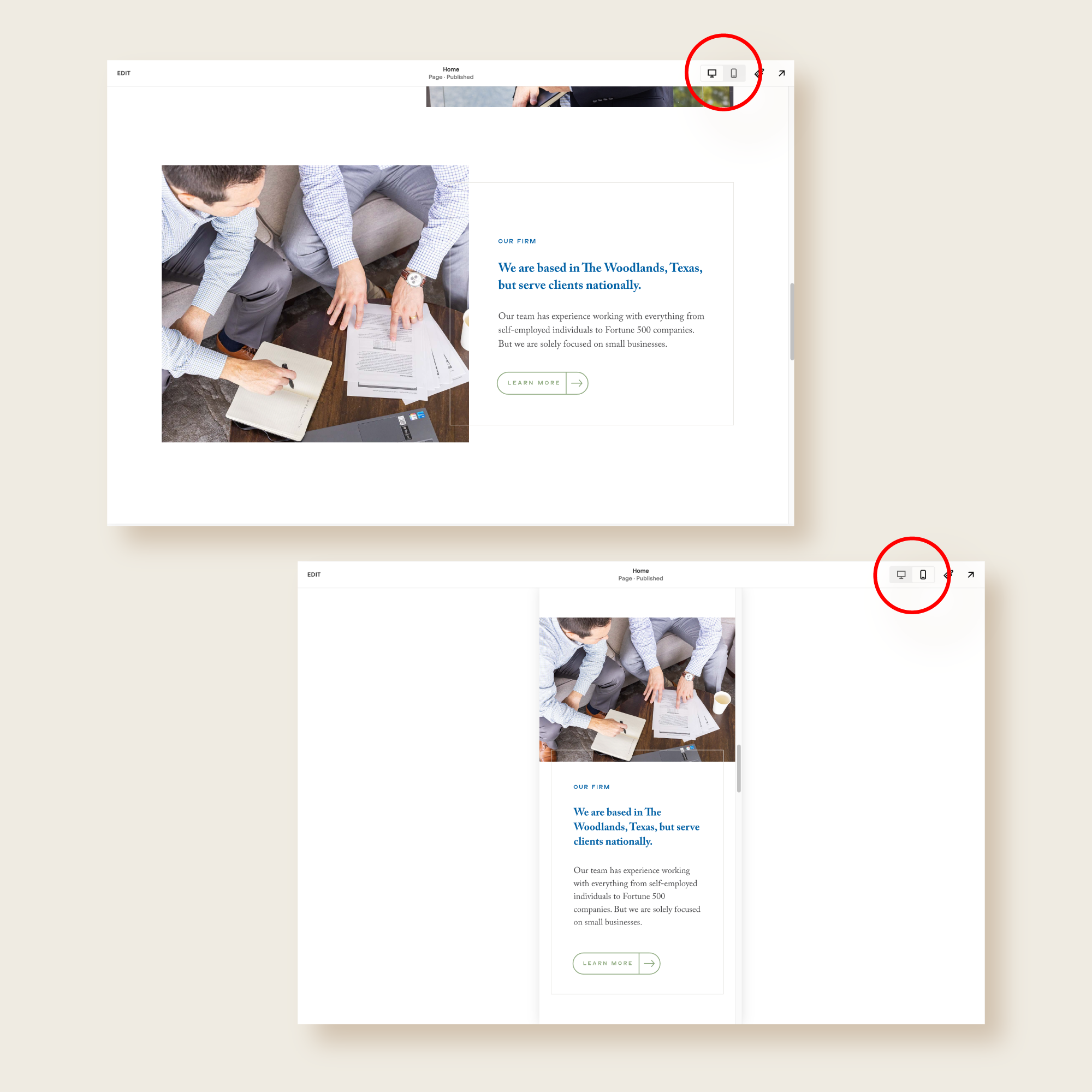 Roberts CPA’s website backend 