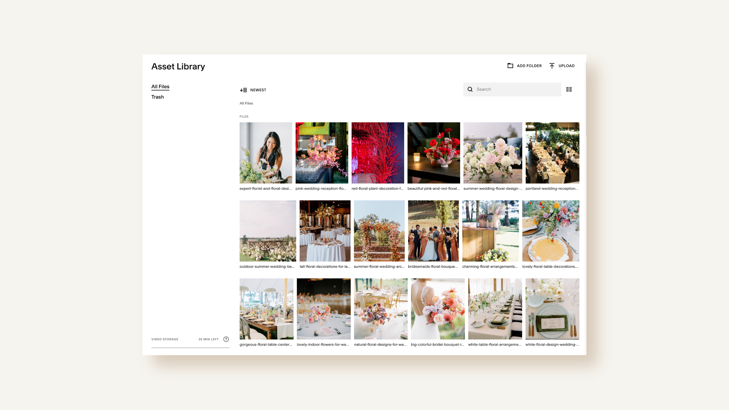 Swoon Floral Design's image library