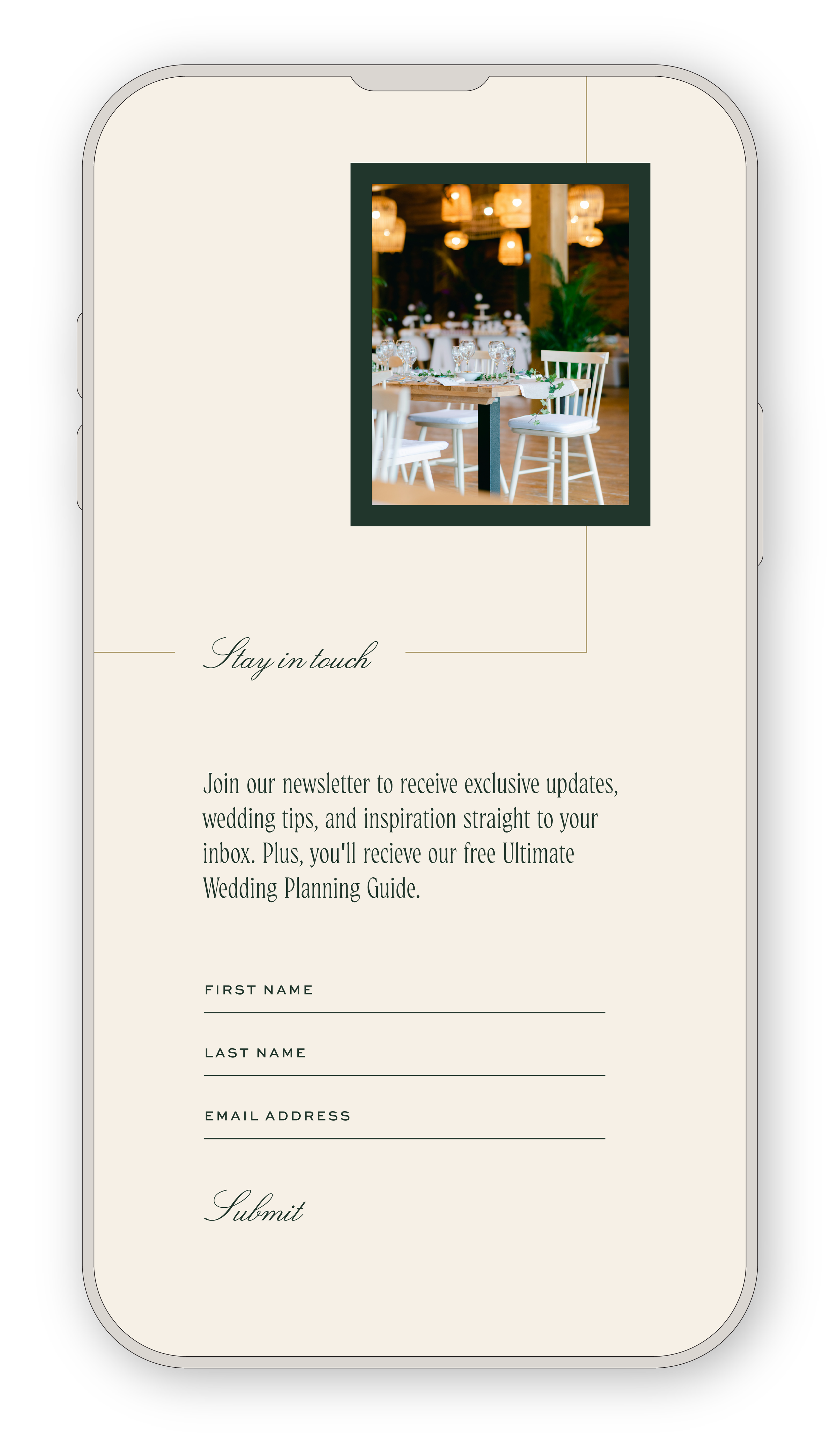 Signature Suite template mobile version