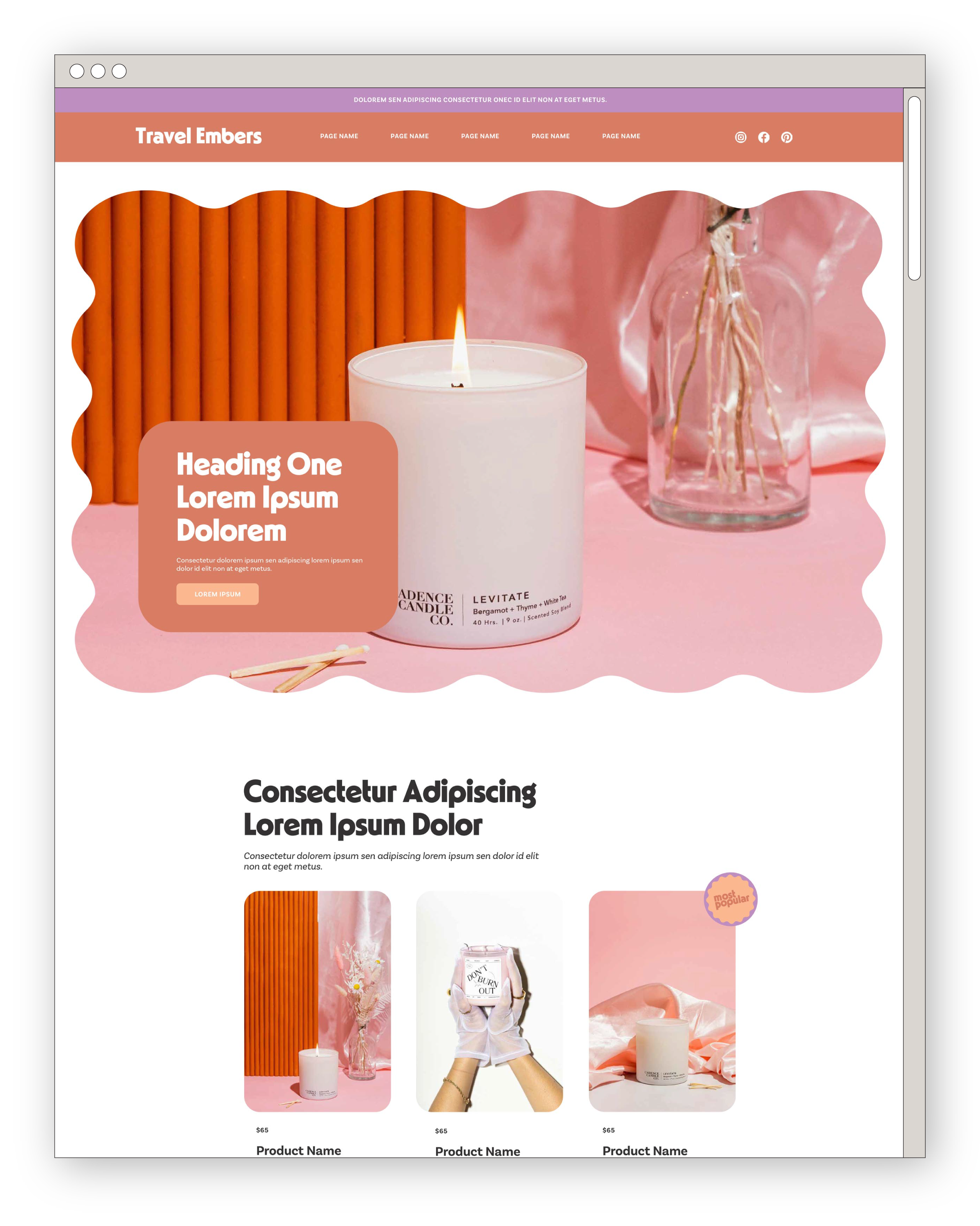 The Hue template desktop version