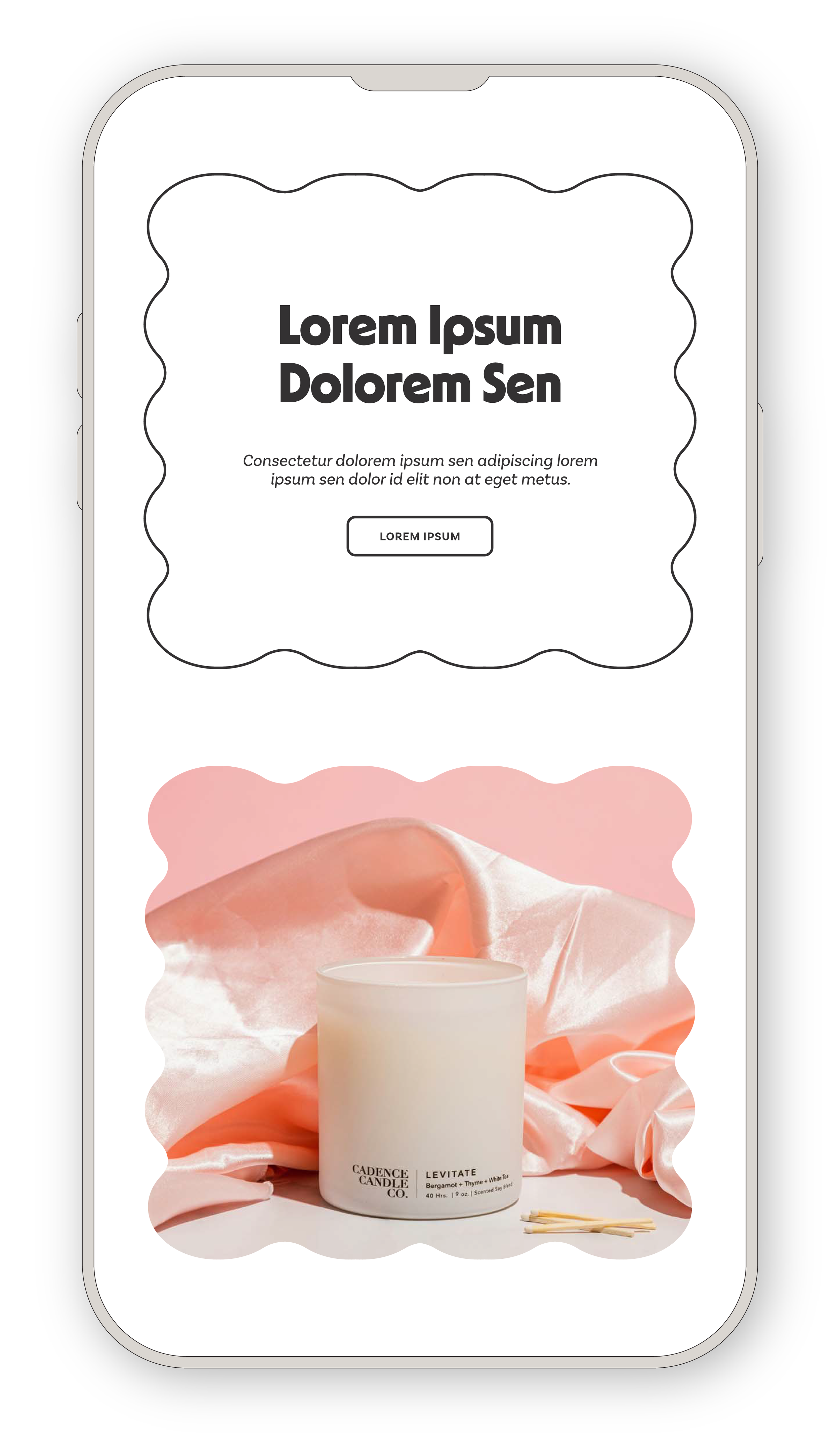 The Hue template mobile version