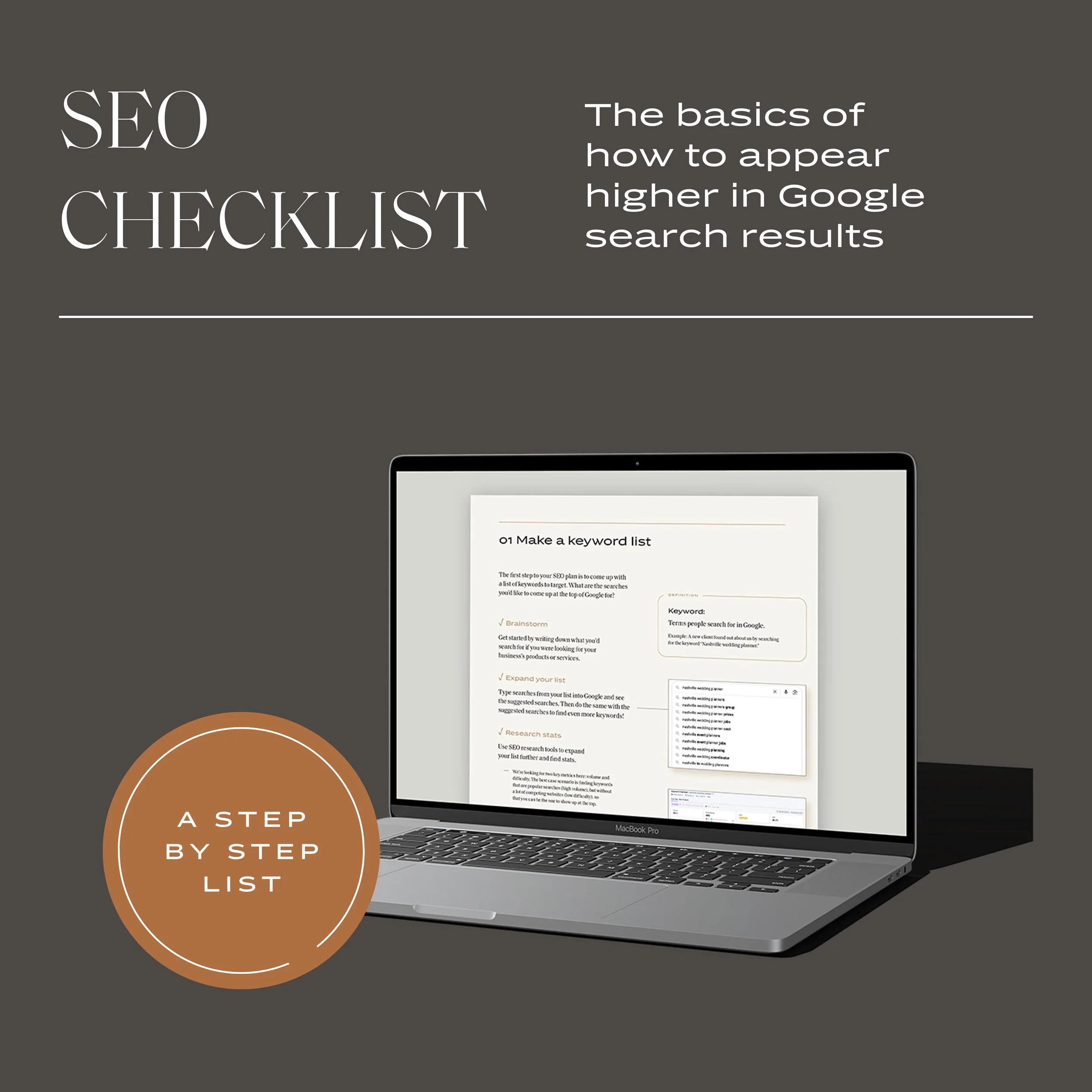 seo checklist: the basics of how to appear higher in Google search results
