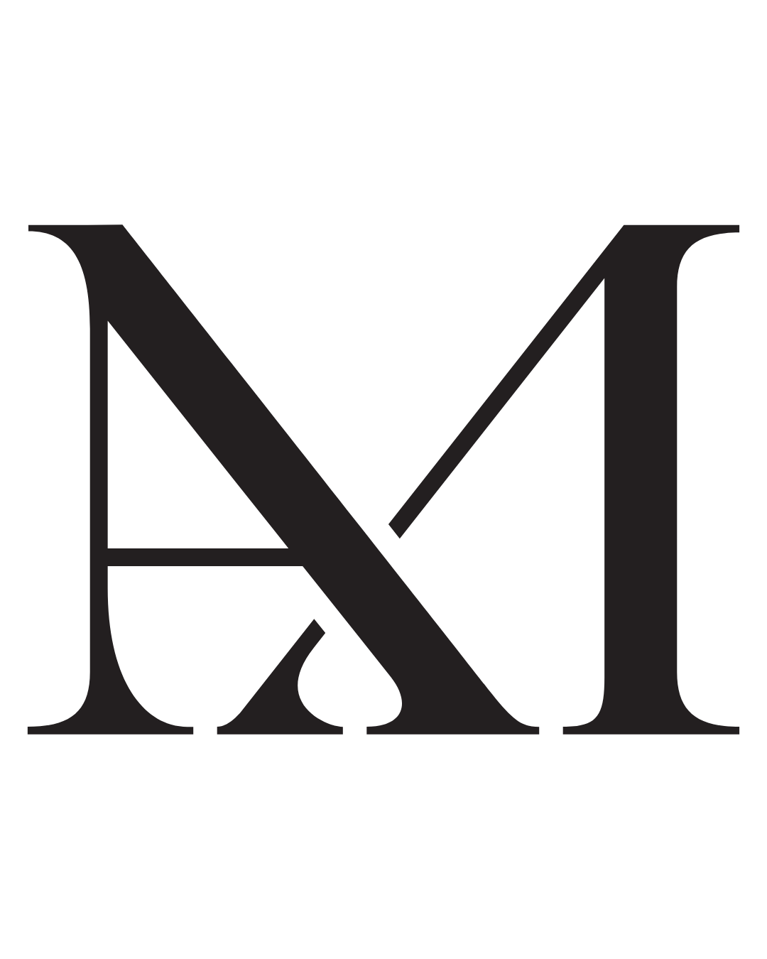 A Morgan Floral logo monogram