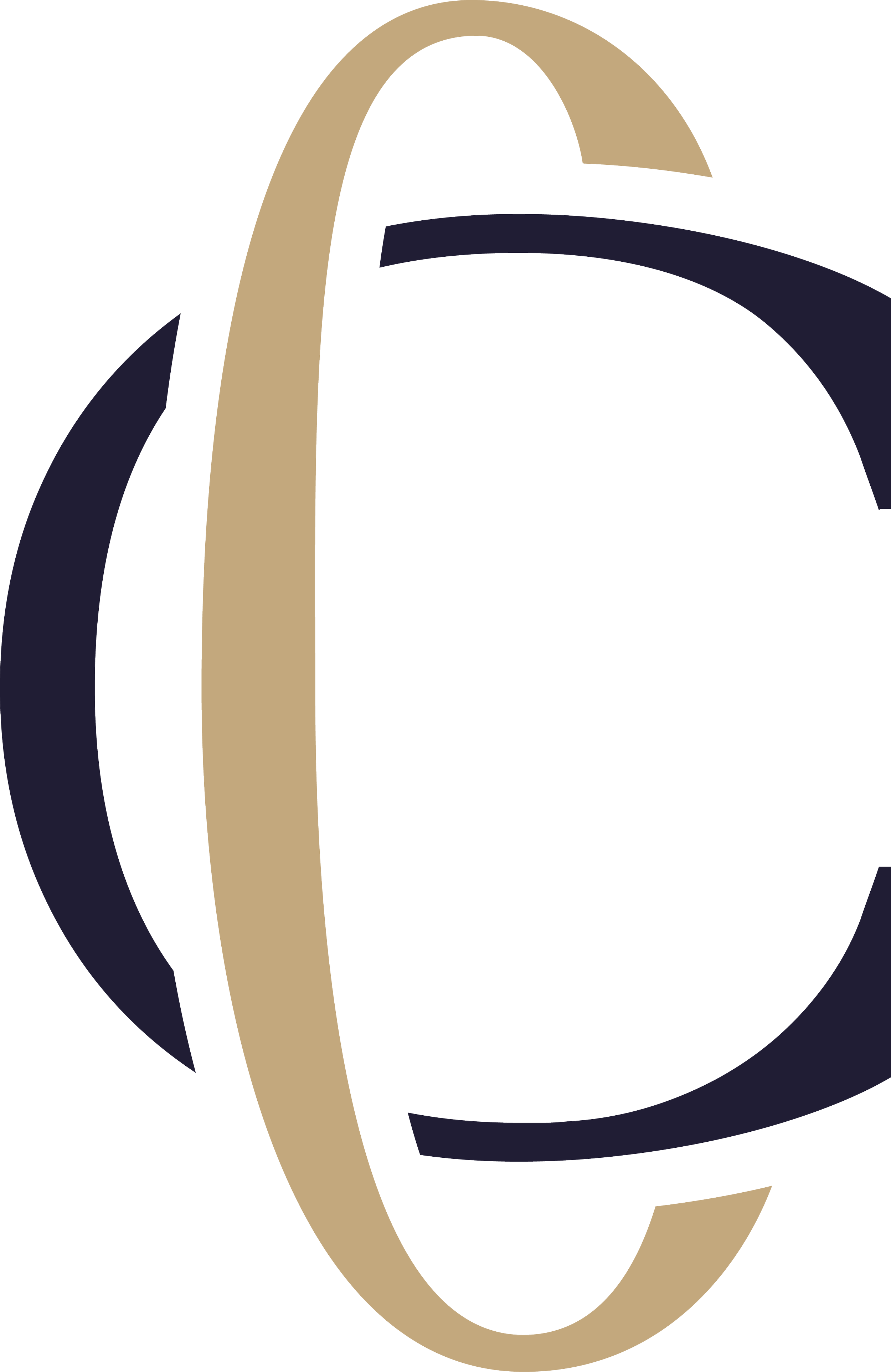 CC monogram with center C highlighted