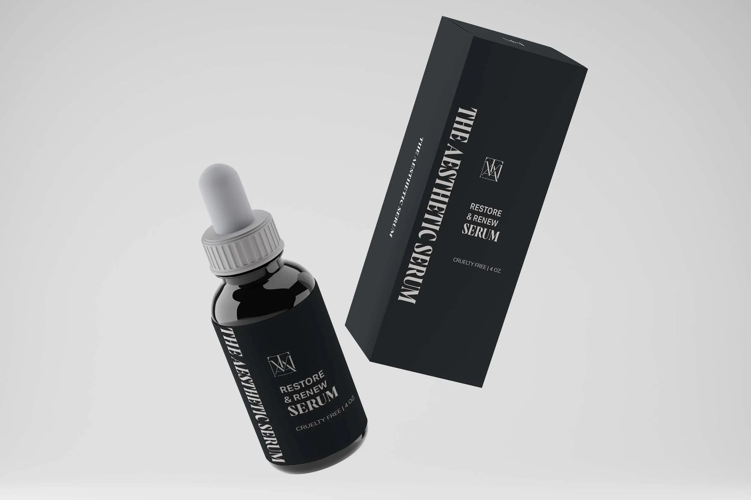 The Aesthetic Method serum packaging