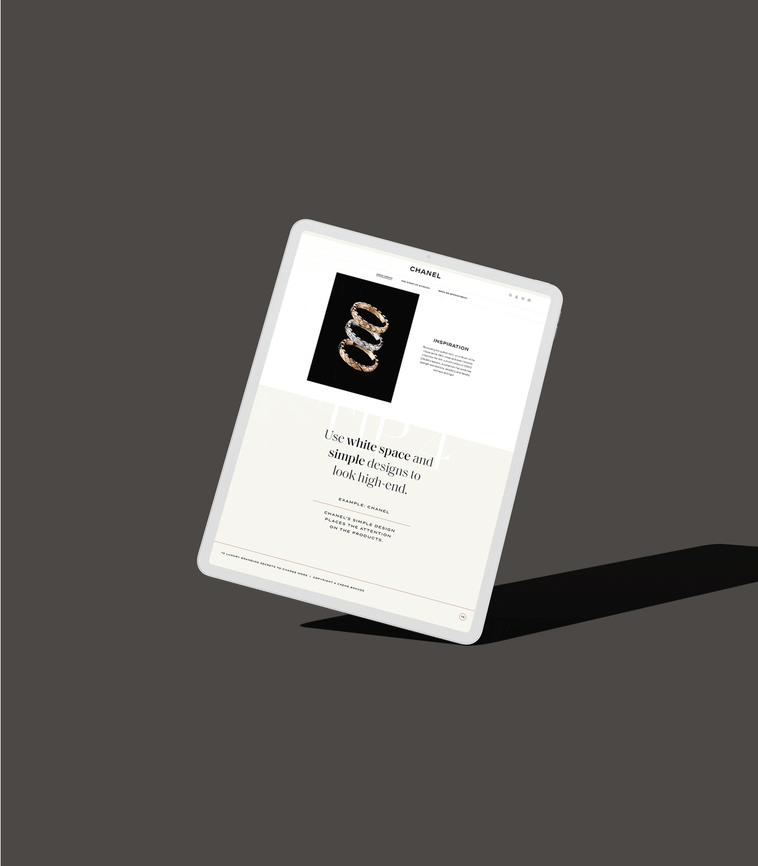 animation cycling through pages from the Branding eBook