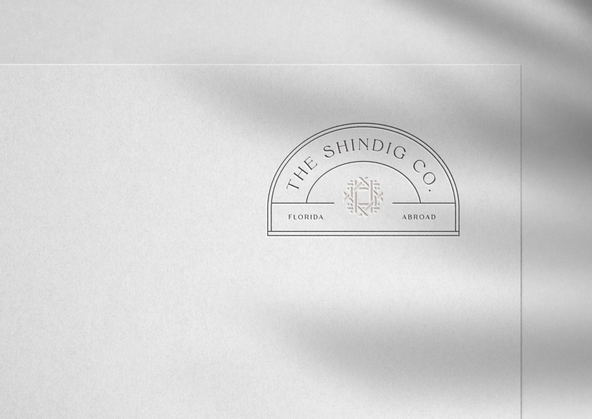The Shindig Co. logo on white card stock
