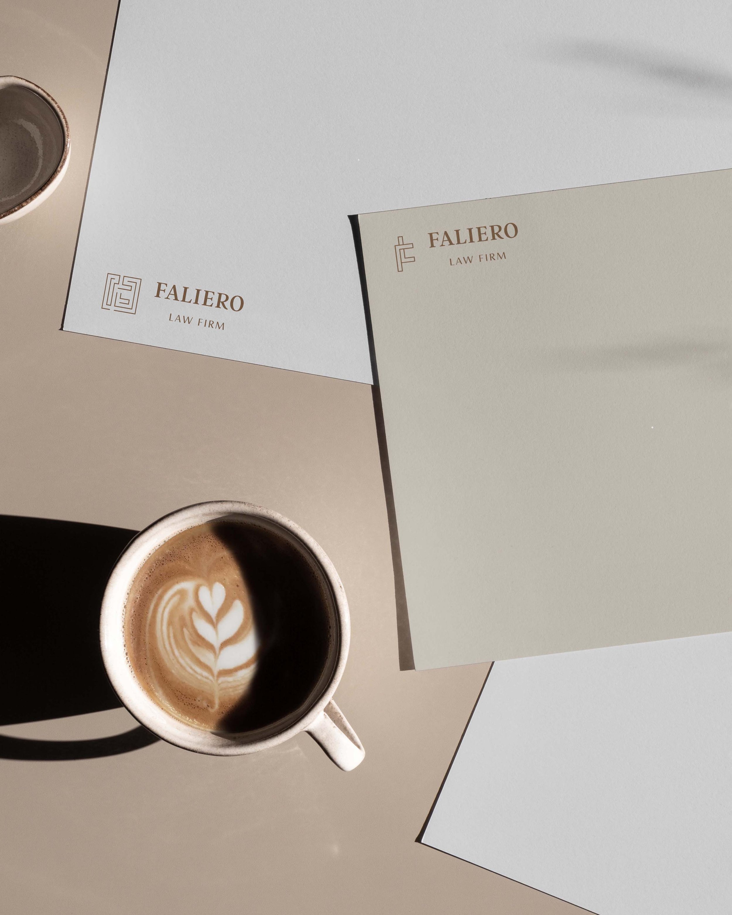 Faliero Law Firm stationery
