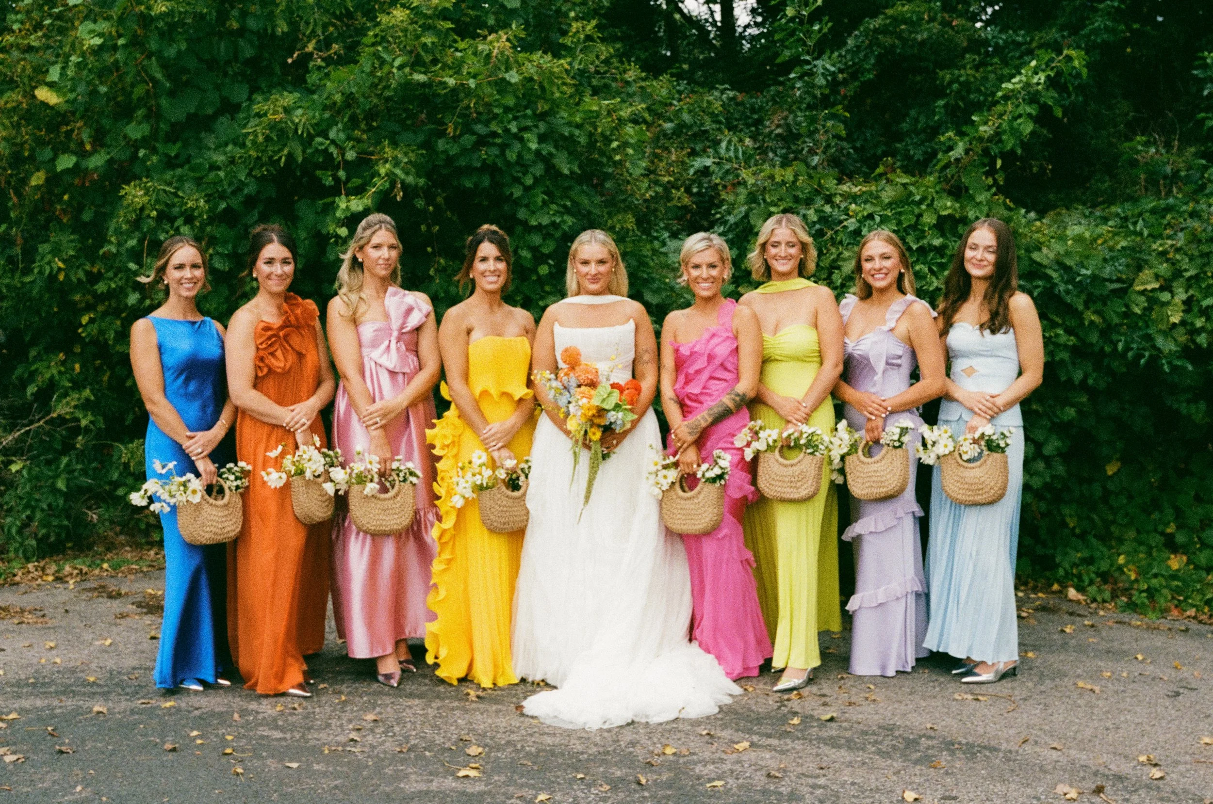 colorful-mismatched-bridesmaids-dresses-urban-daisy-wedding-minneapolis-ergo-floral.jpg