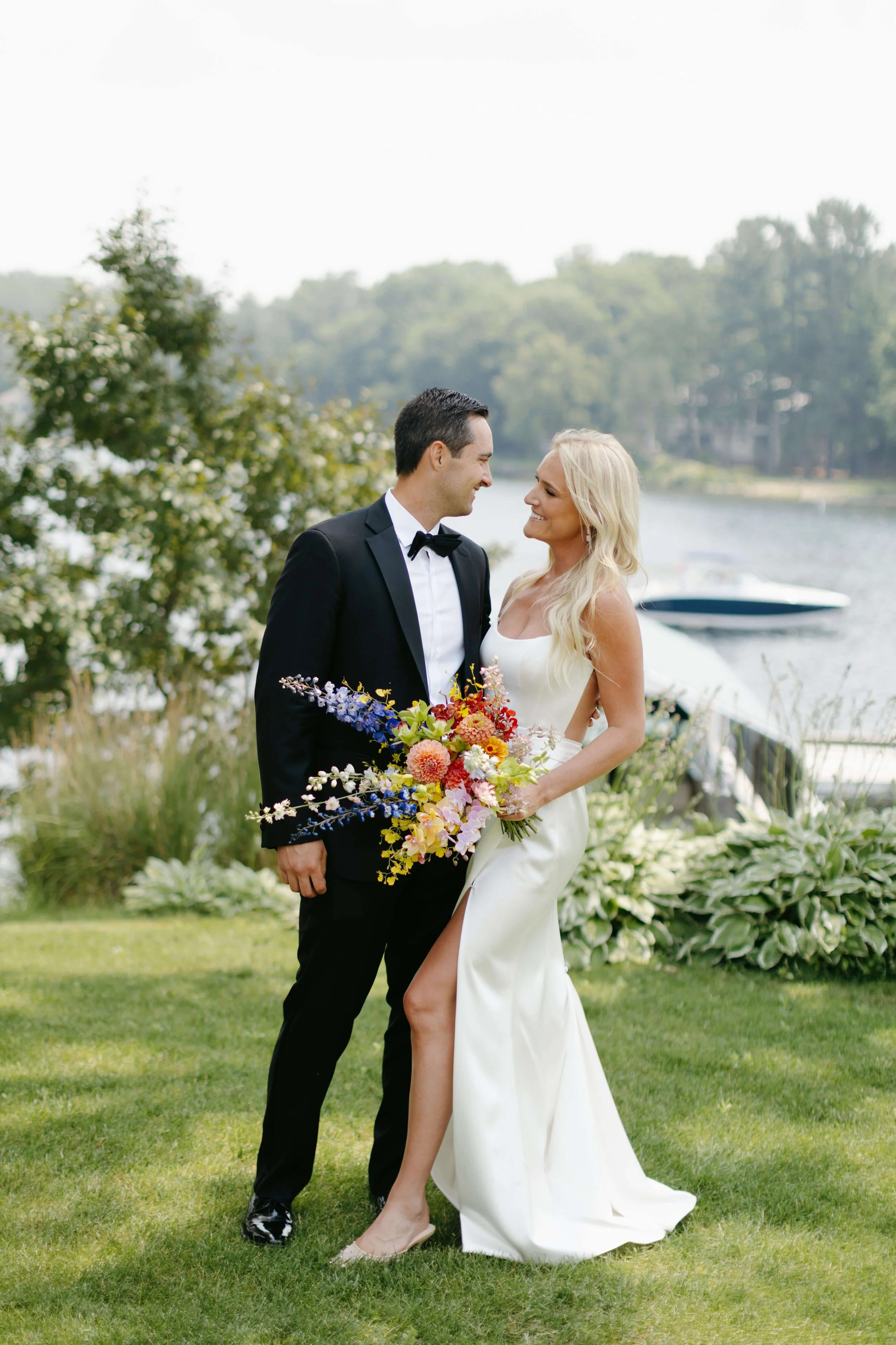 Lakeside Tented Wedding at Private Residence