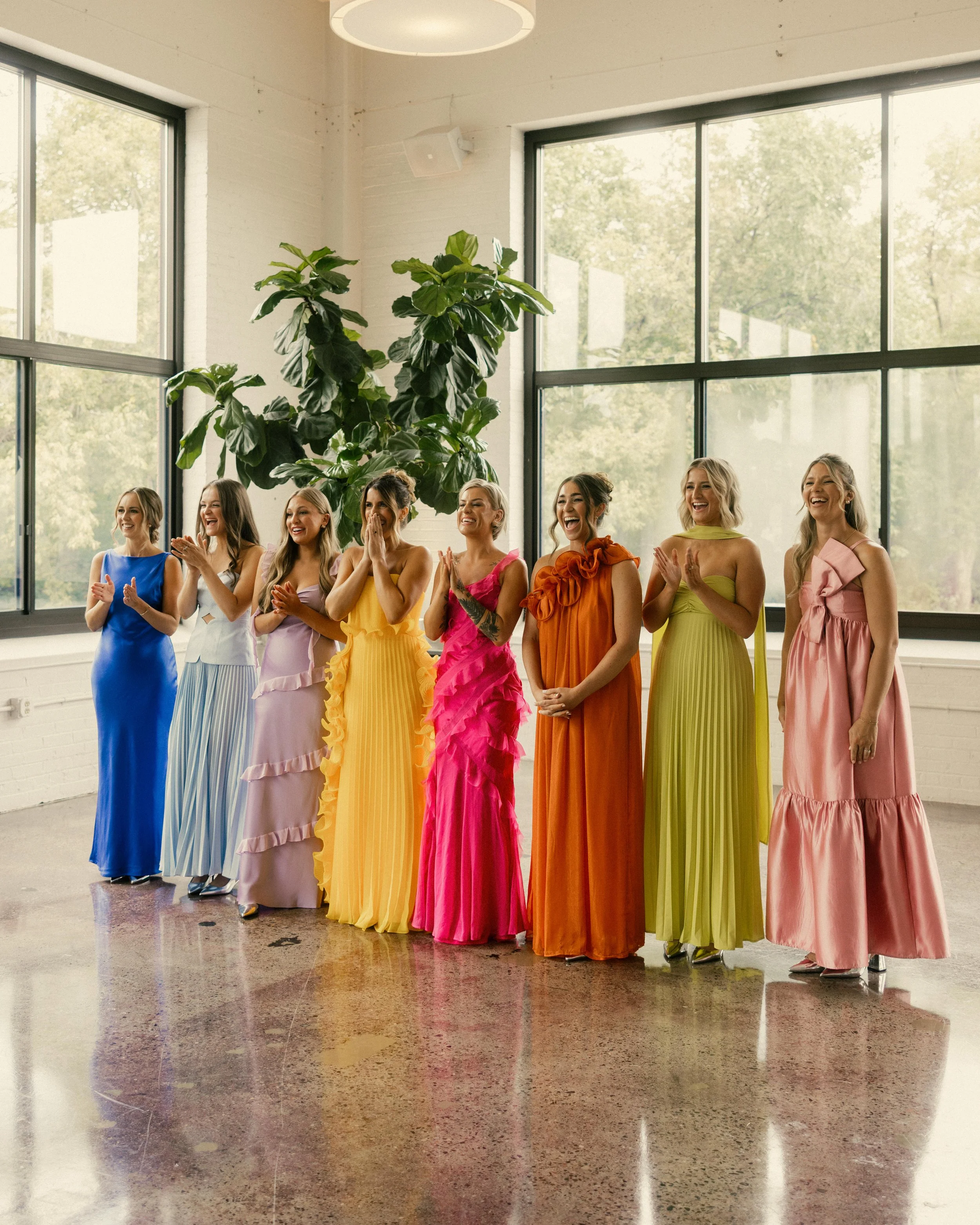 bright-colorful-mismatched-bridesmaid-dresses-laine-palm.jpg