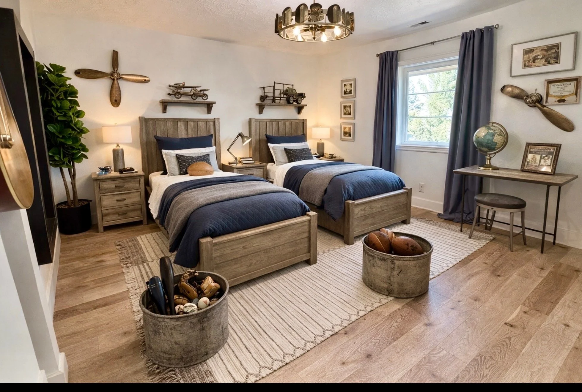 Upstairs North Bedroom as Children's Room