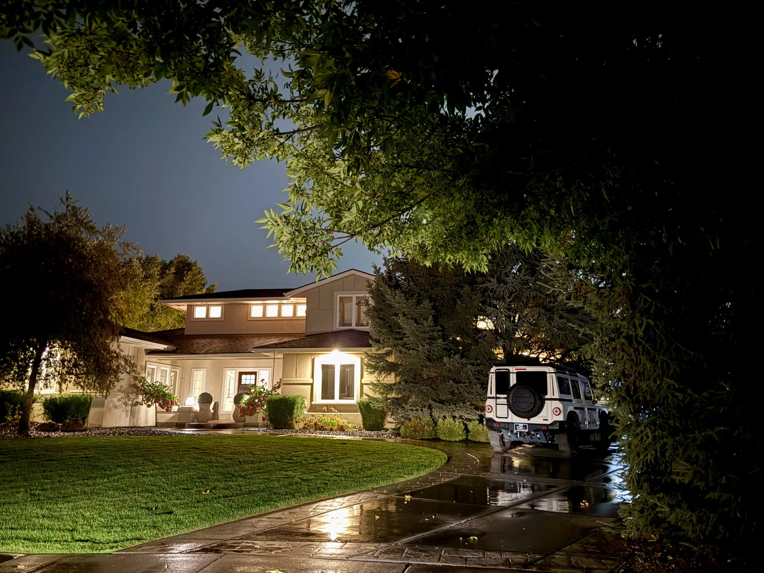 Front - Incredible Curb Presence with Well-placed Accent Lighting