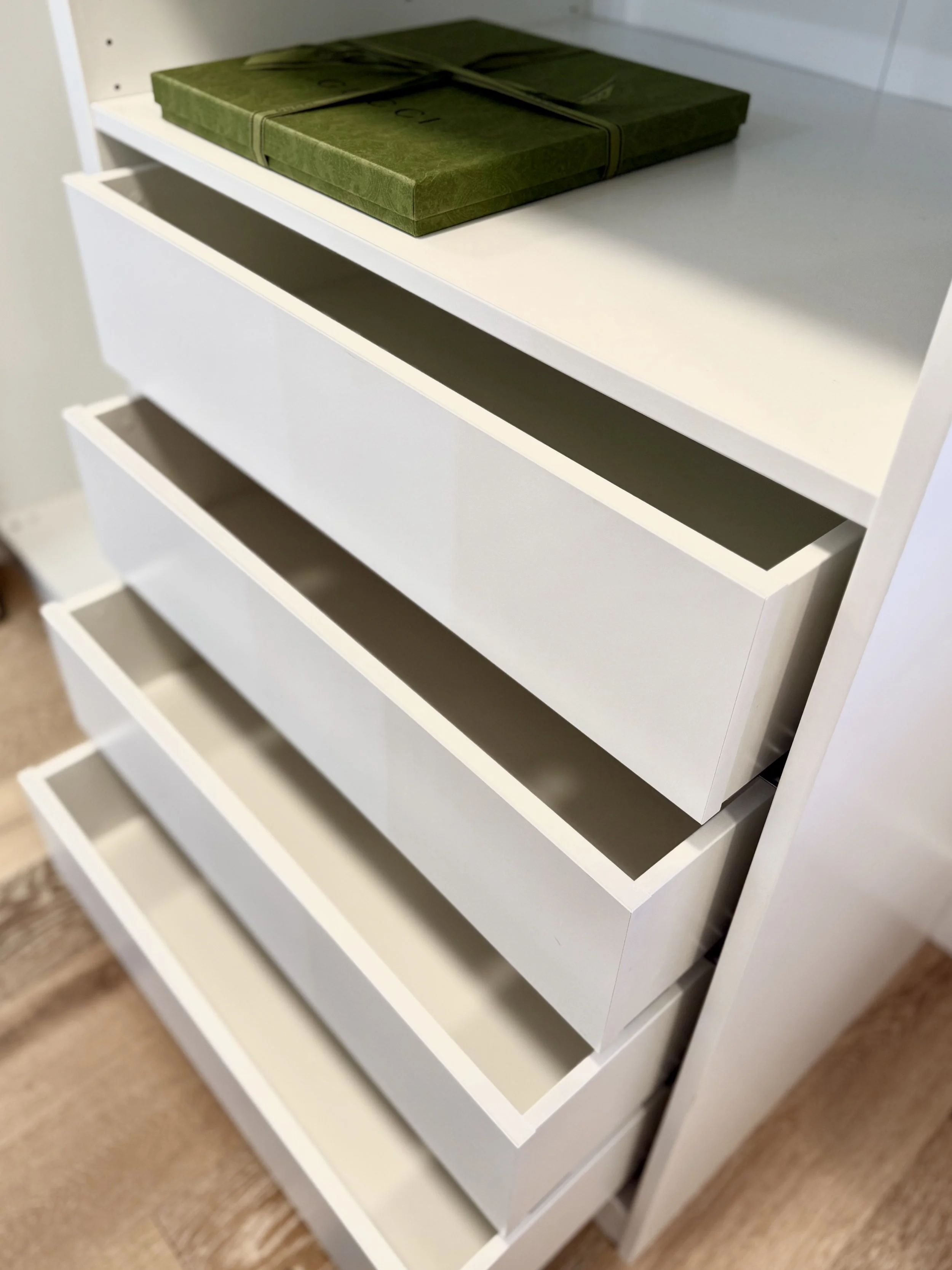 Ground Floor - Primary Bedroom - Walk-in Closet (feat. soft-close drawers)