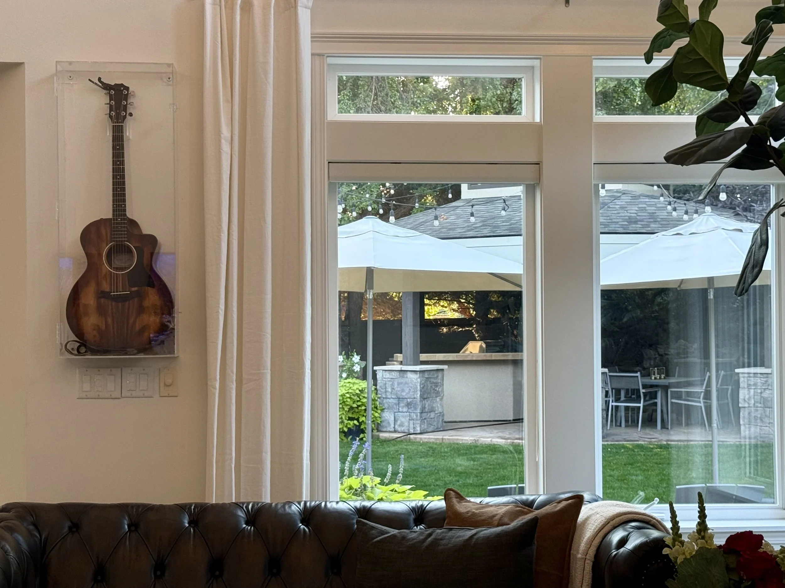 Living Room - Every Window Looks to Private Park-like Backyard