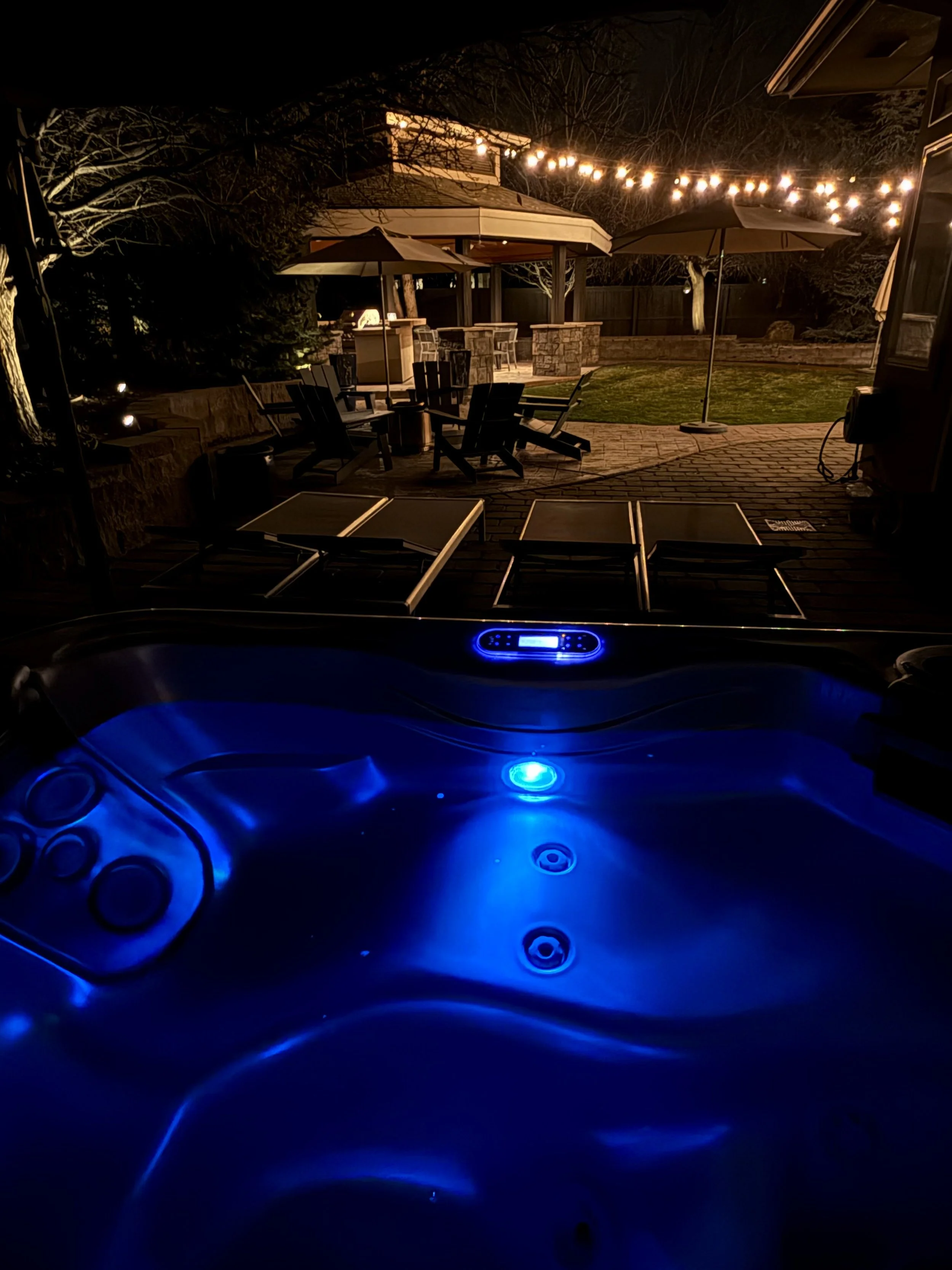 Backyard - Hot Tub Set Aside with Amazing Views