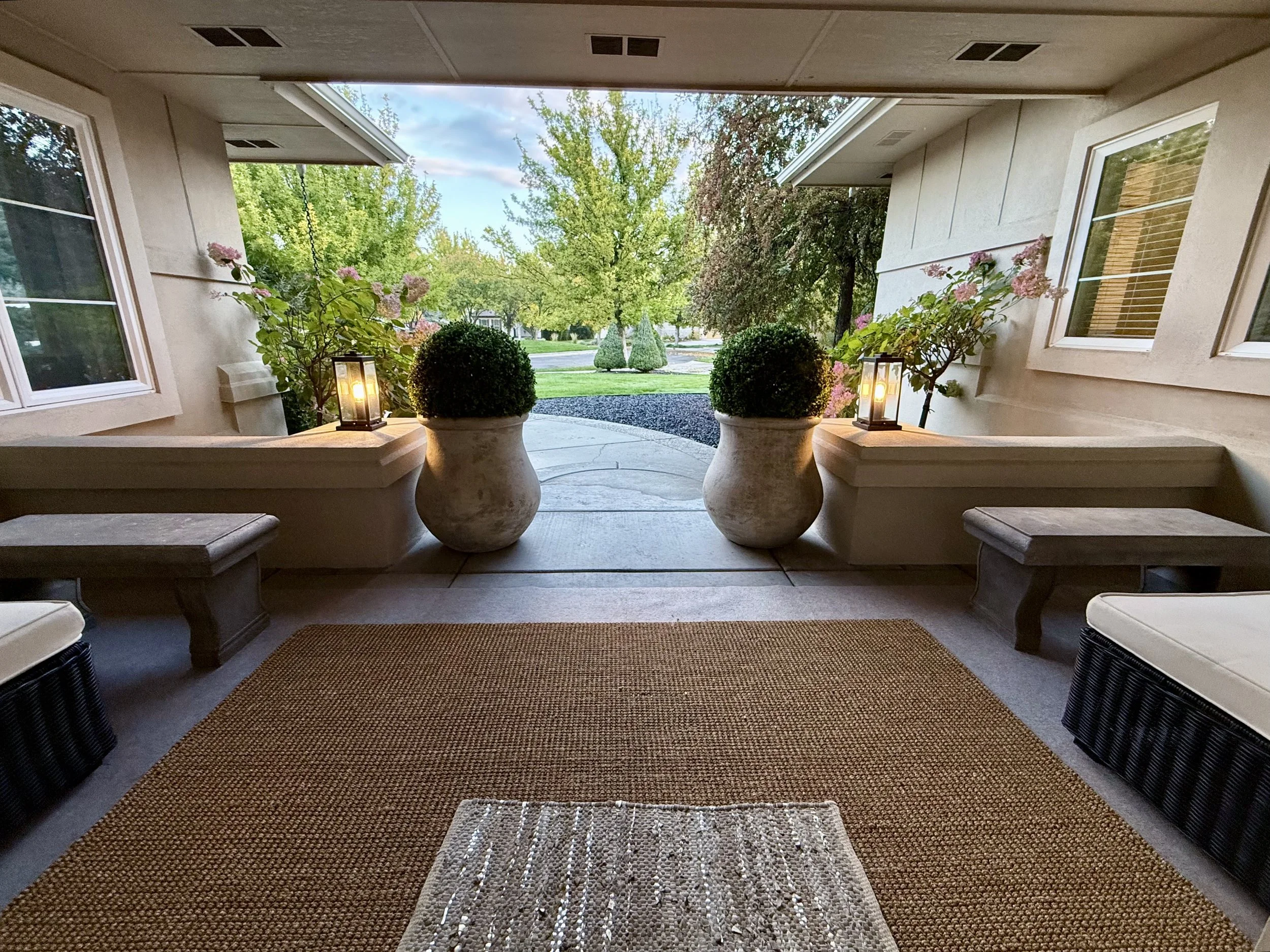 Front - Oversized Covered and Private Front Porch