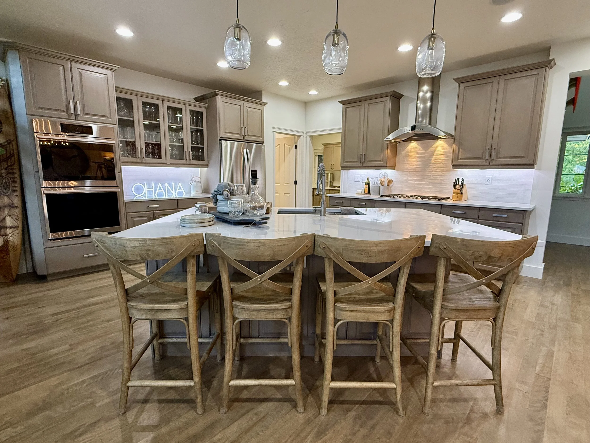 Expansive Kitchen with Stainless Matched Appliances