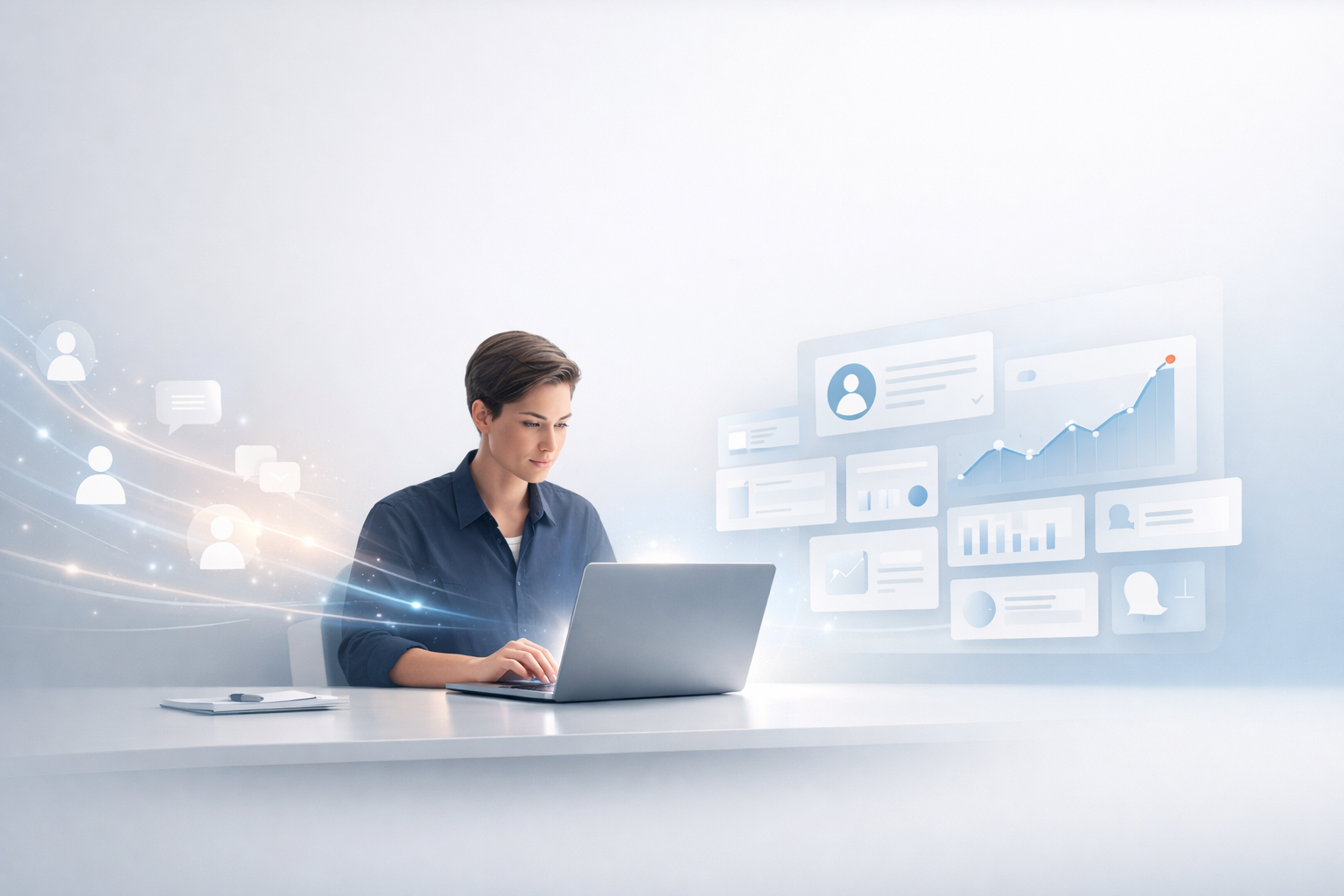 Person finding leads for lead generation