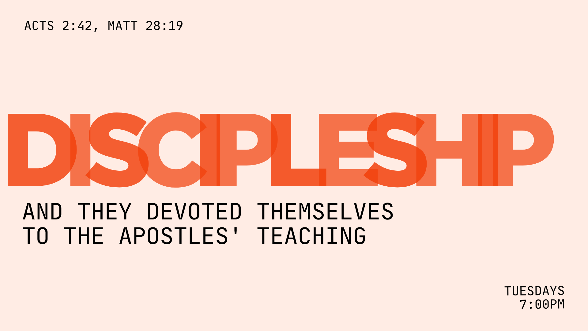 Discipleship