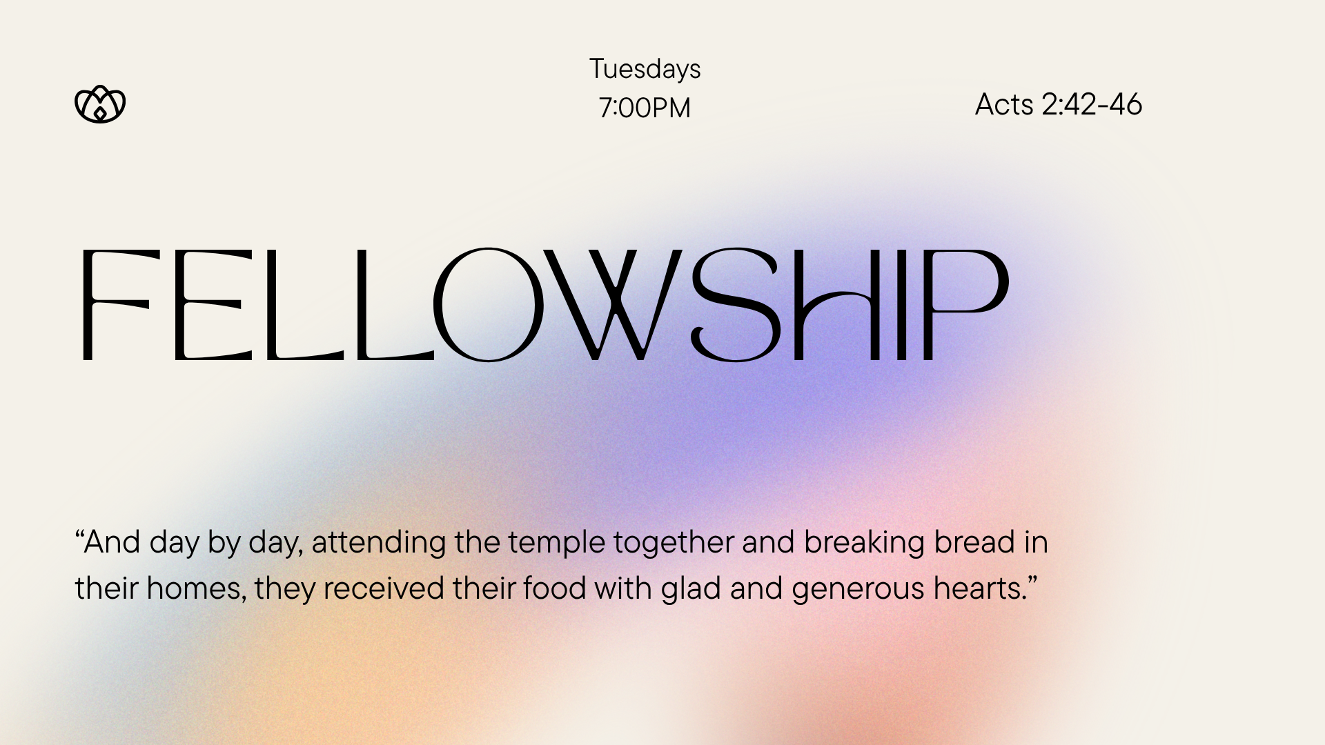 Fellowship (Tentative)