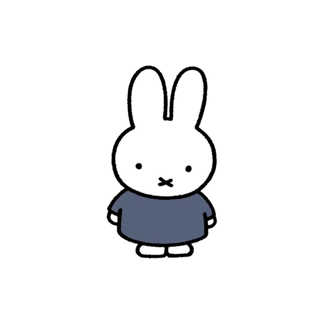 Illustration of a customer represented by Miffy