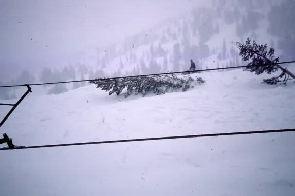 Chair 11 looking across to Chair 1 area.
