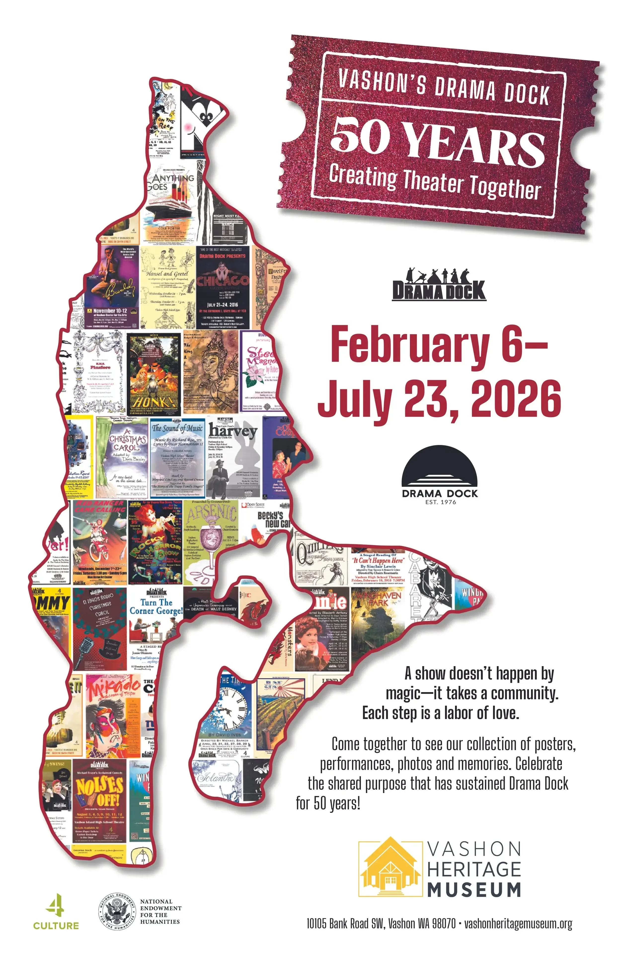 50 Years of Drama Dock: Theater on Vashon